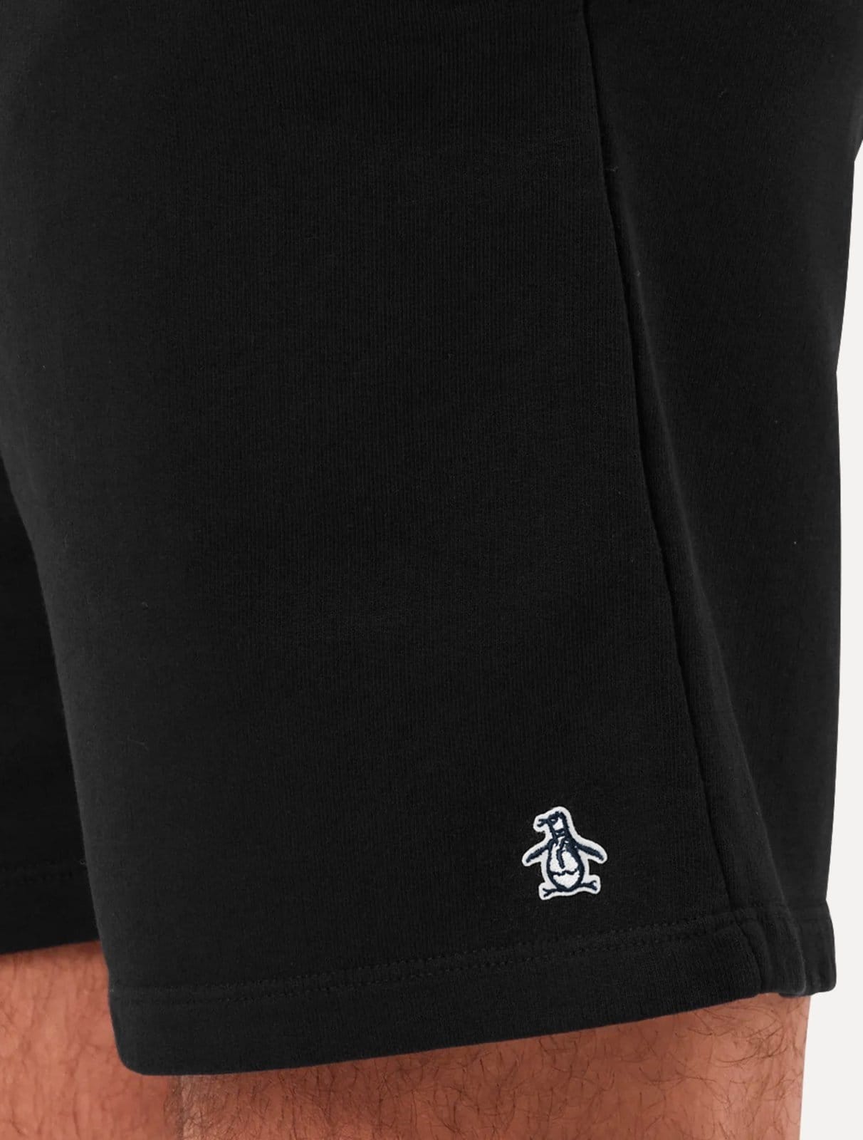 Vista 2 Bermuda Original Penguin Masculina Moletom Slim Patch Preta Original Penguin preto