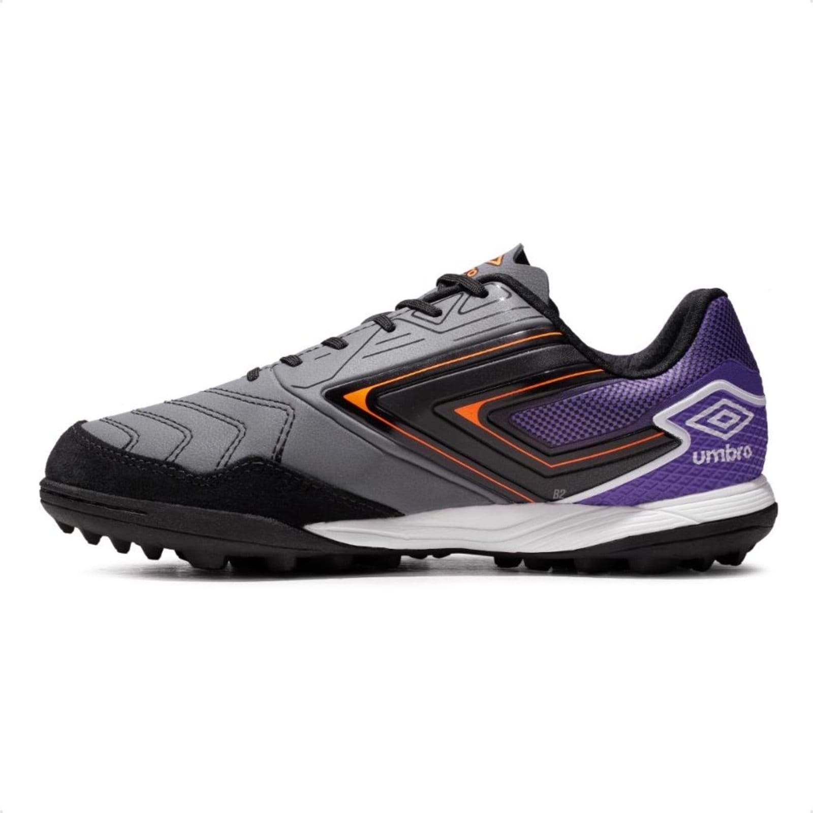 Vista 2 Chuteira Society Umbro Pro 5 Bump Masculina Umbro grafite