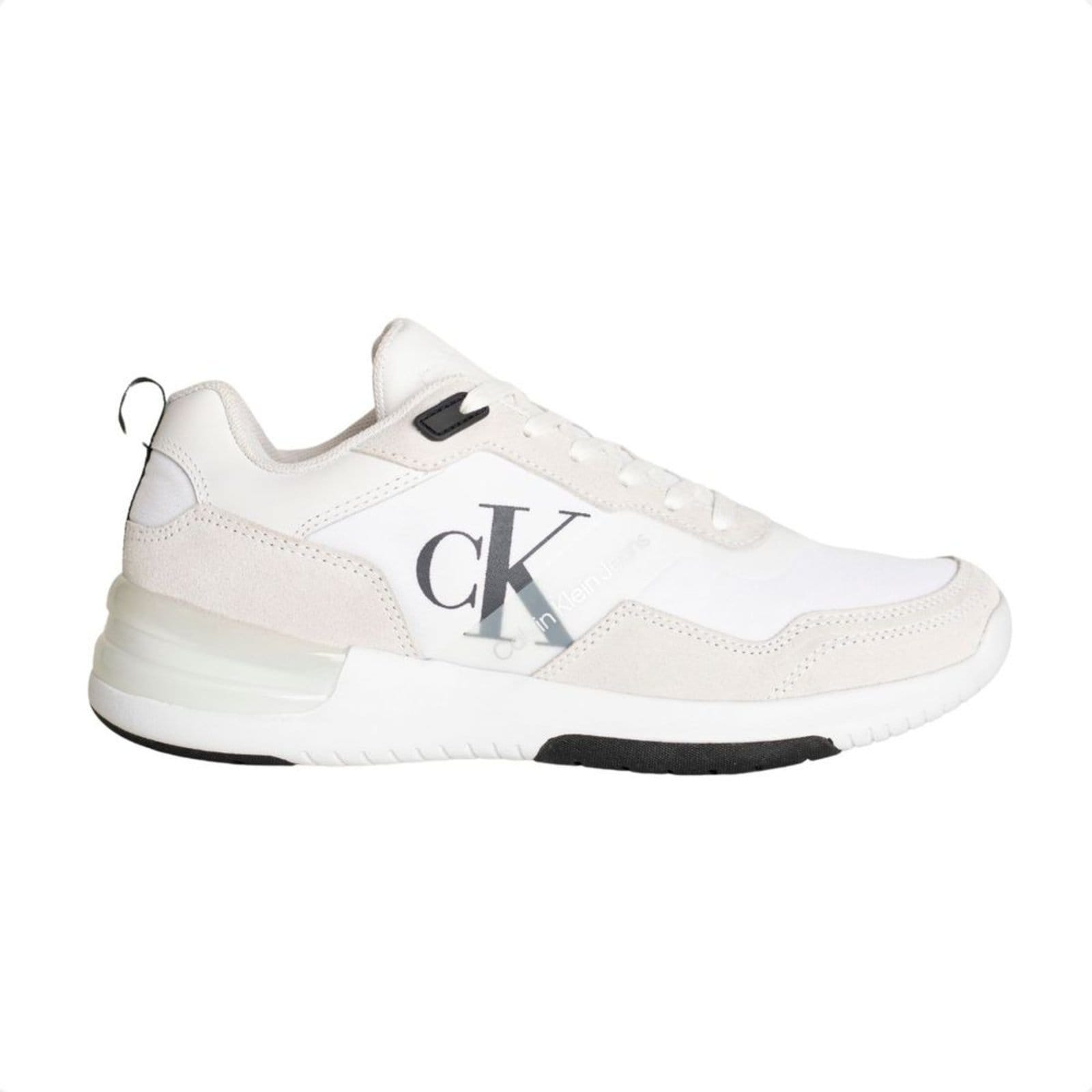 Vista principal Tênis Masculino Calvin Klein Air Logo Calvin Klein branco