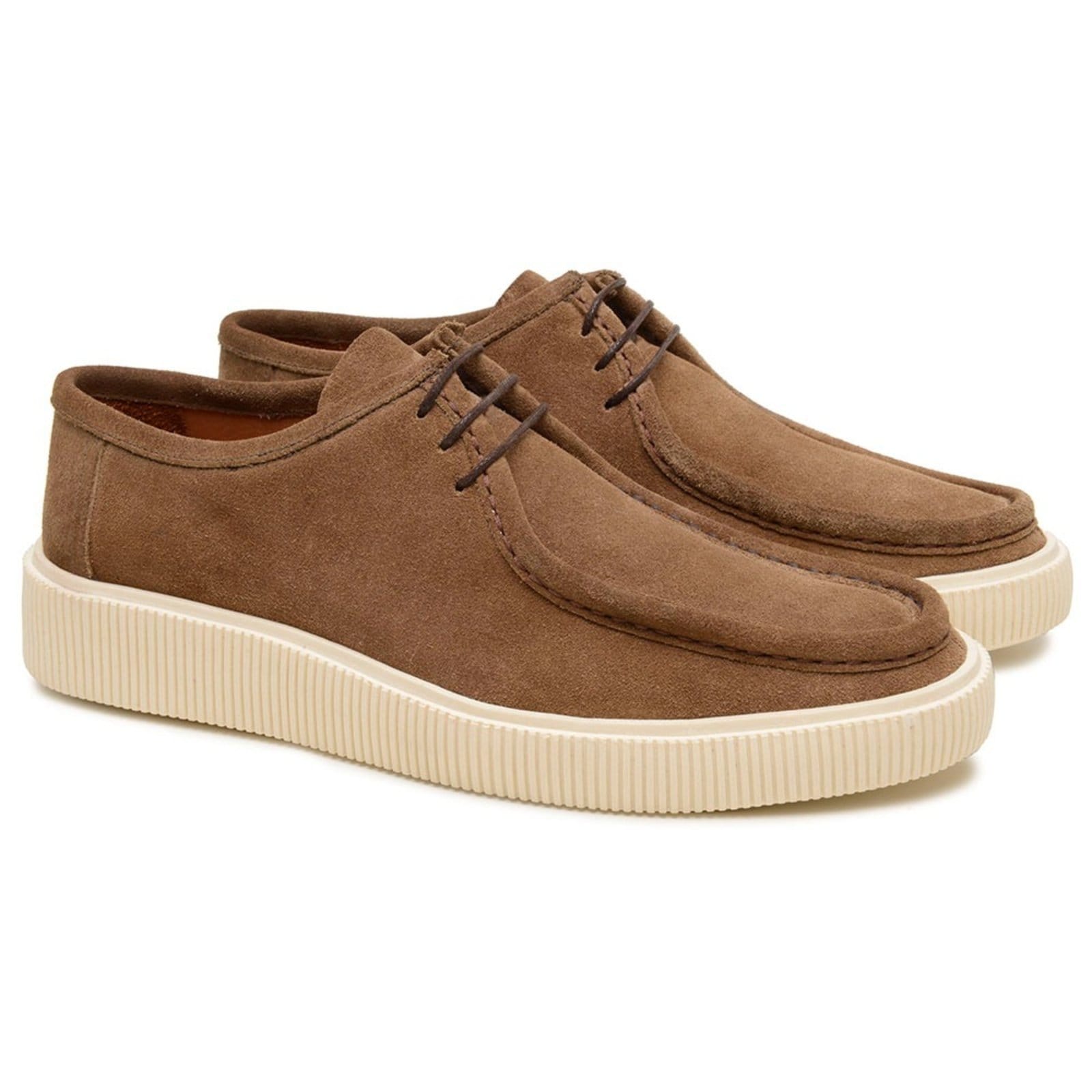 Sapato Masculino Couro Veritimo Casual Derby Canadian Amarrar Conforto Tendência Taupe