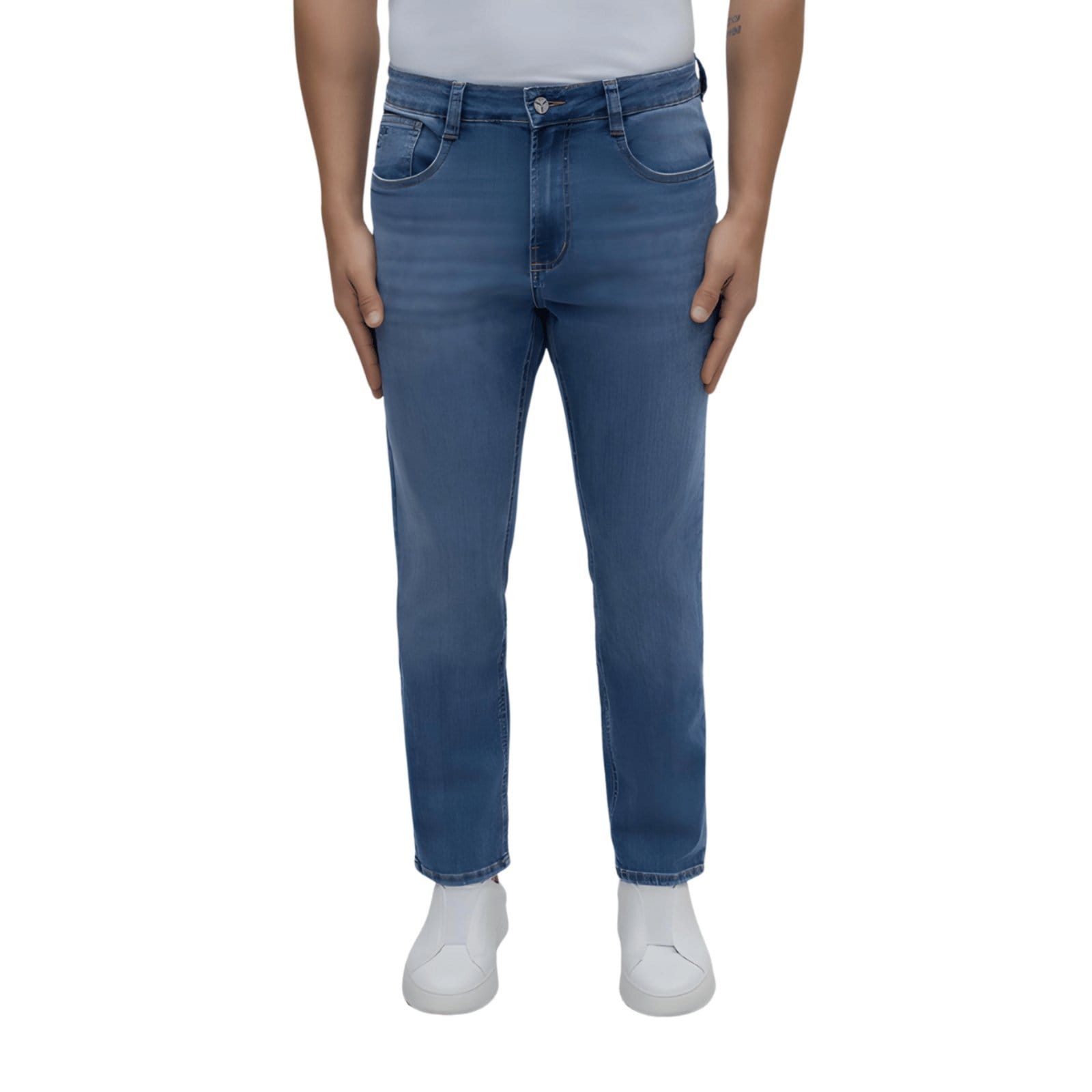 Calça Masculina Elastano Slim Turbofan