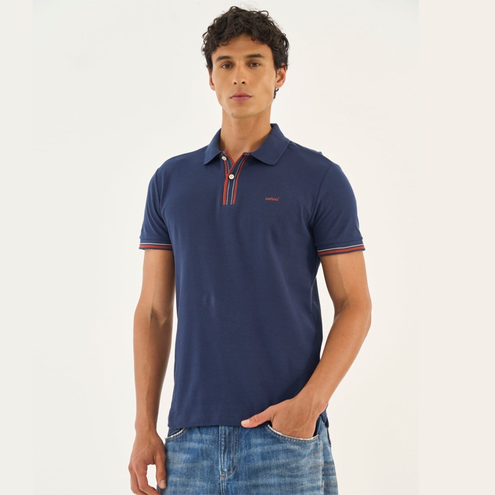 Camisa Polo Colcci Botton Ou26 Masculino