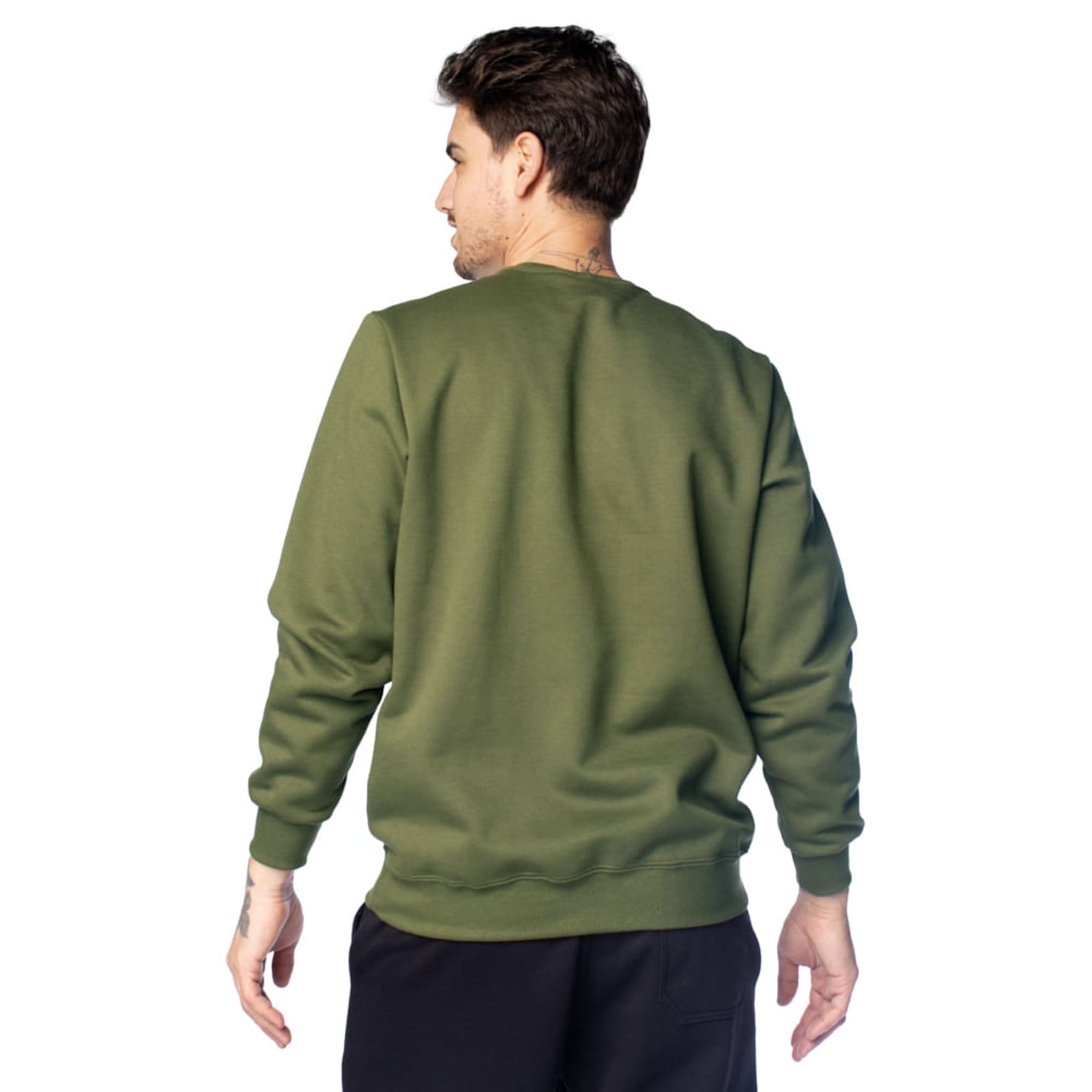 Vista 2 Moletom Masculino Over Surf Básico Escuro Over Surf verde