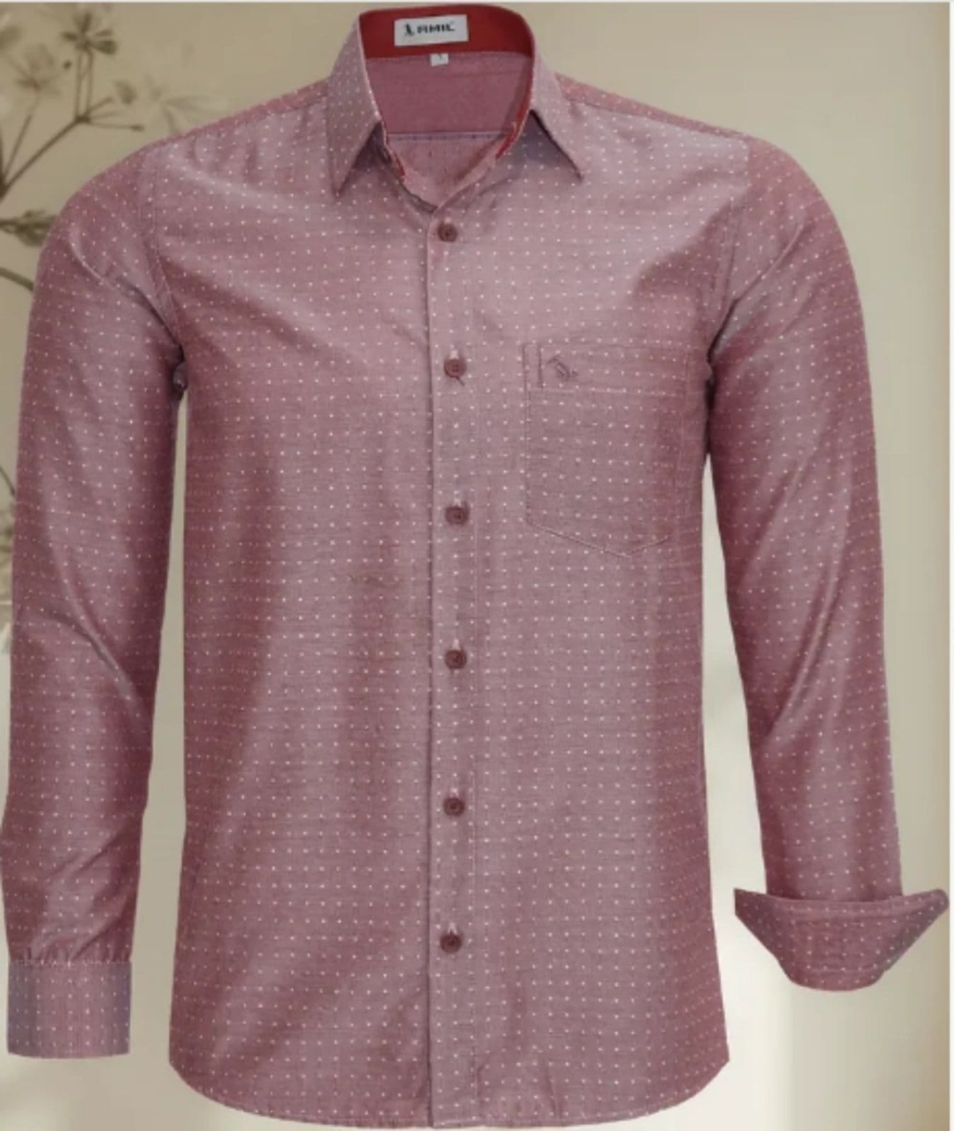 Camisa Social Amil Comfort Misto Maket Macia Fácil de Passar C/Bolso Manga Longa