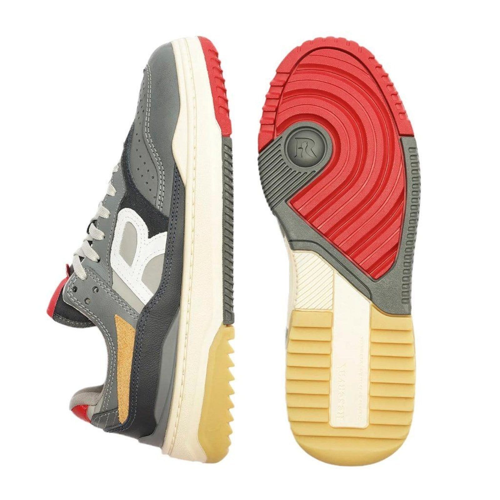 Vista 2 Tenis Masculino Reserva R Broox Cinza Escuro RESERVA GO grafite