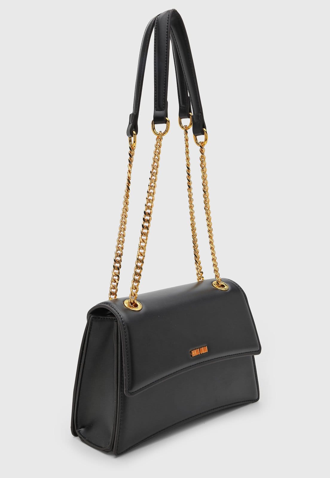 Vista 2 Bolsa Feminina Santa Lolla Corrente Preta Santa Lolla preto