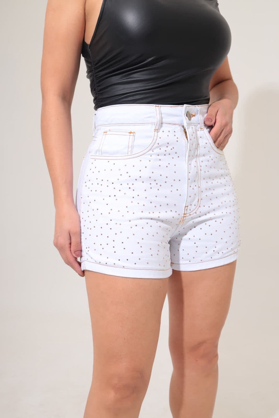 Shorts Feminino Sarja Mom