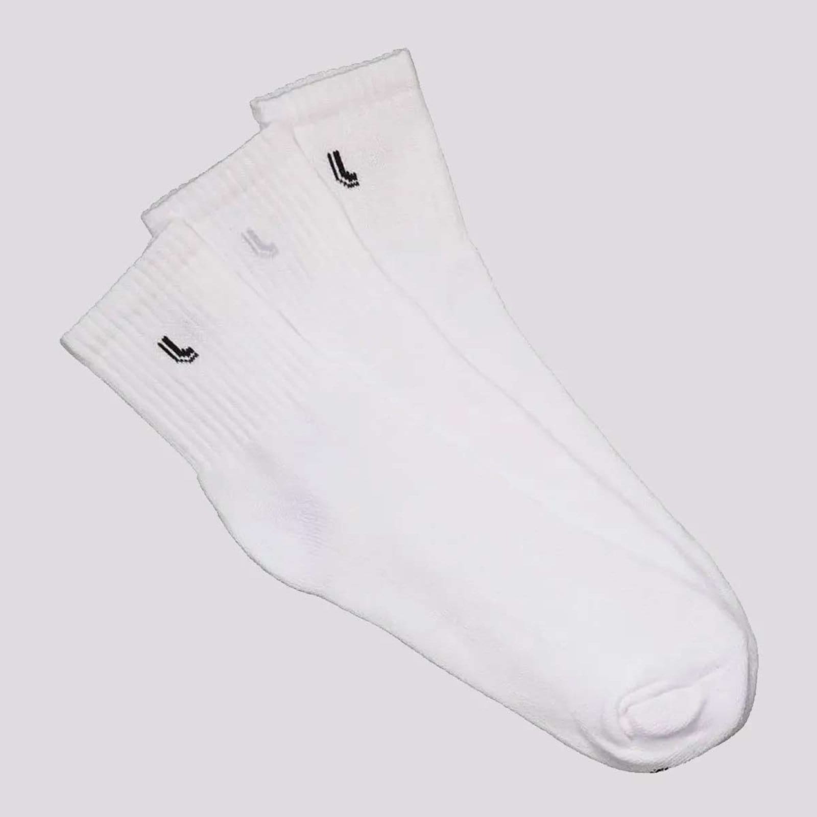 Kit Meia Lupo Sport Walk Cano Médio 12 Pares Branca - 2