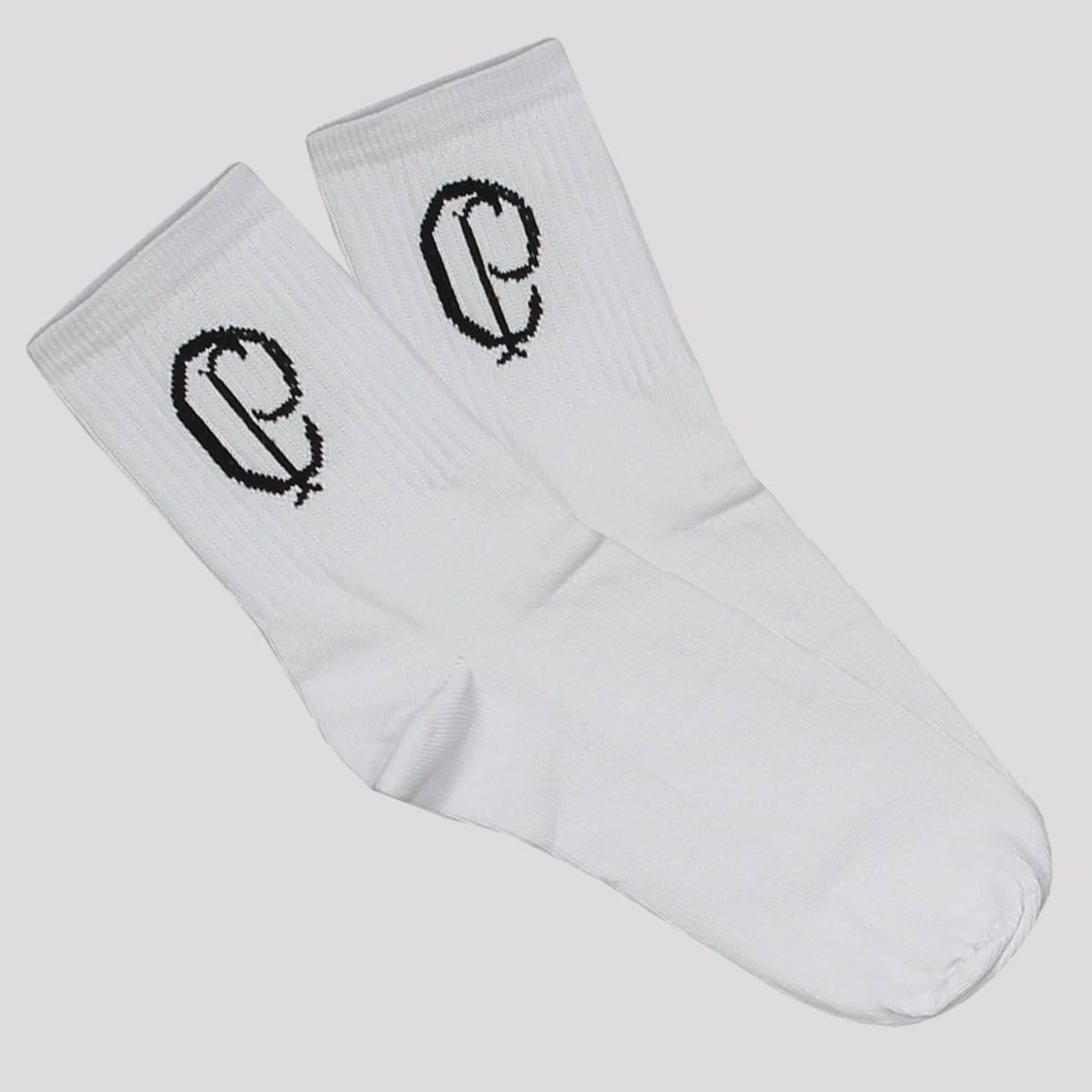 Meia Corinthians CP Branca