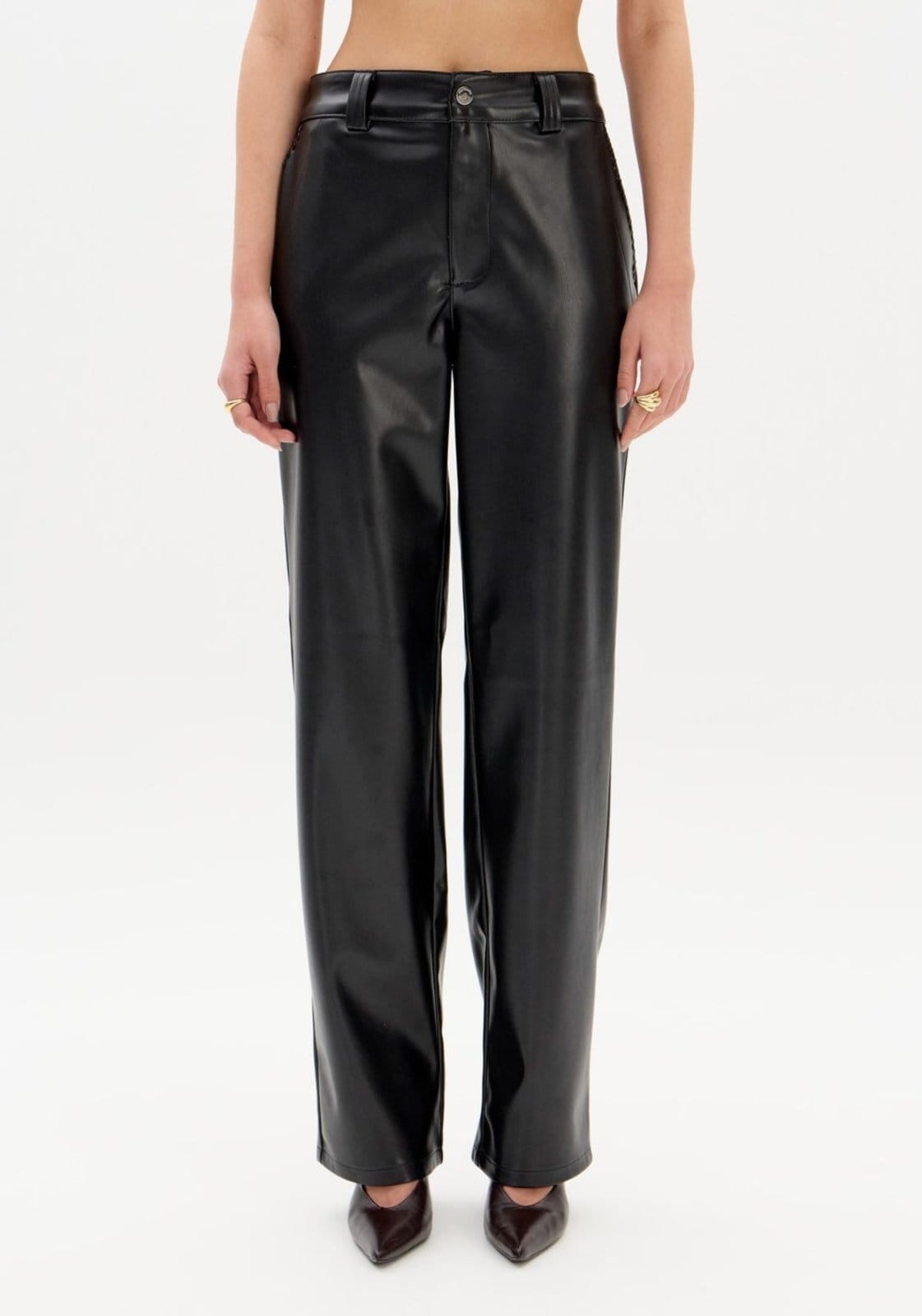 Vista 2 Calça Reta Cintura édia My Favorite Things preto