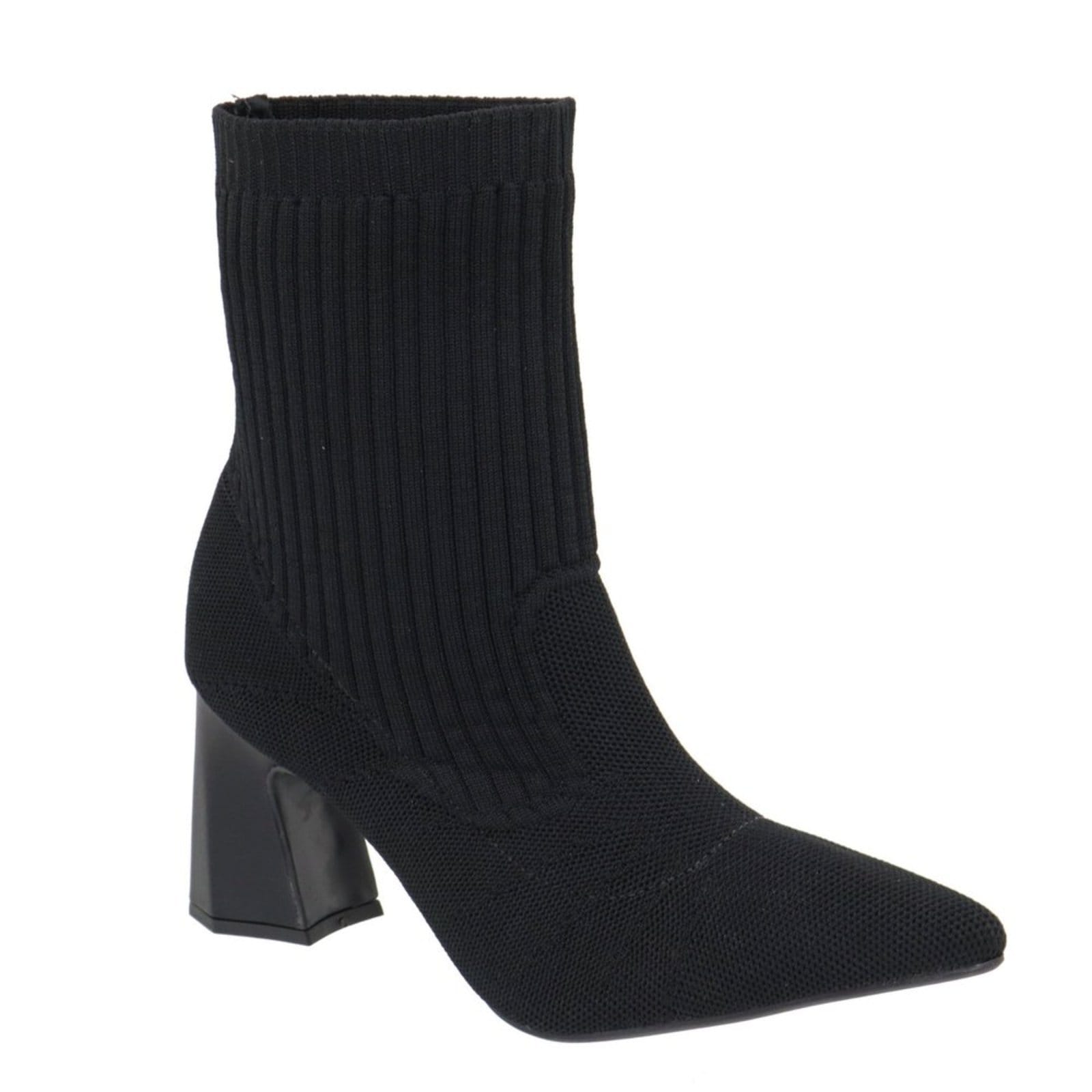 Bota Meia Flor da Pele Cano Médio 184000 Preta