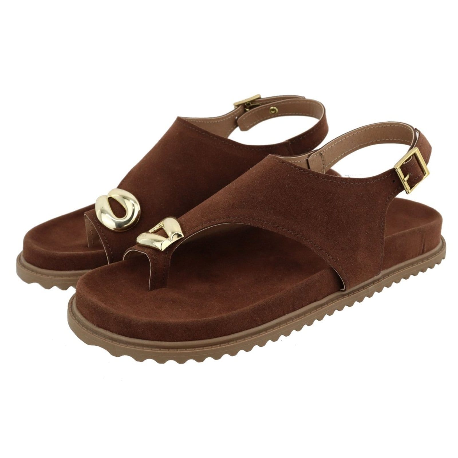 Sandália Papete Feminina Lançamento Dedo Camurça