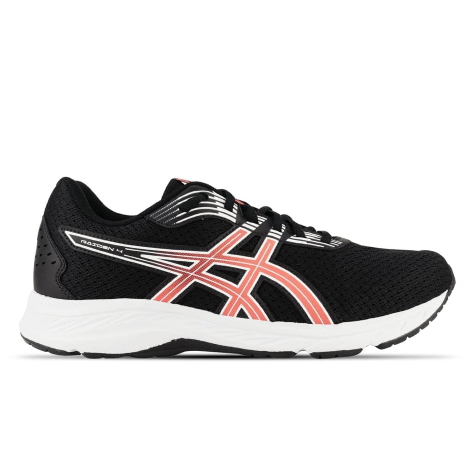 Tênis ASICS Raiden 4 - Masculino - Preto/Rosa