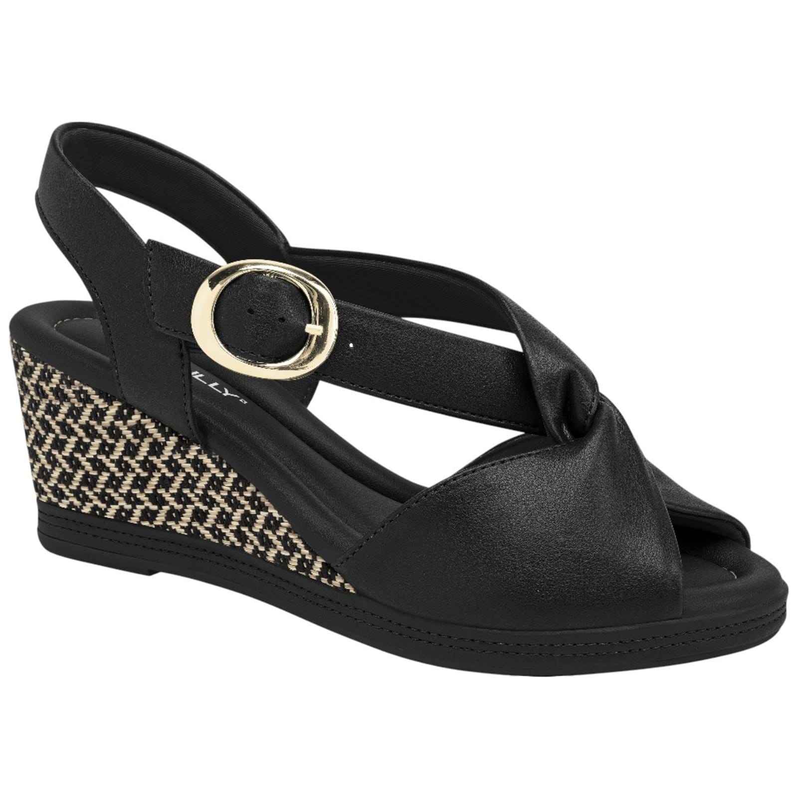 Sandália Anabela Alta Piccadilly 408242 Feminino