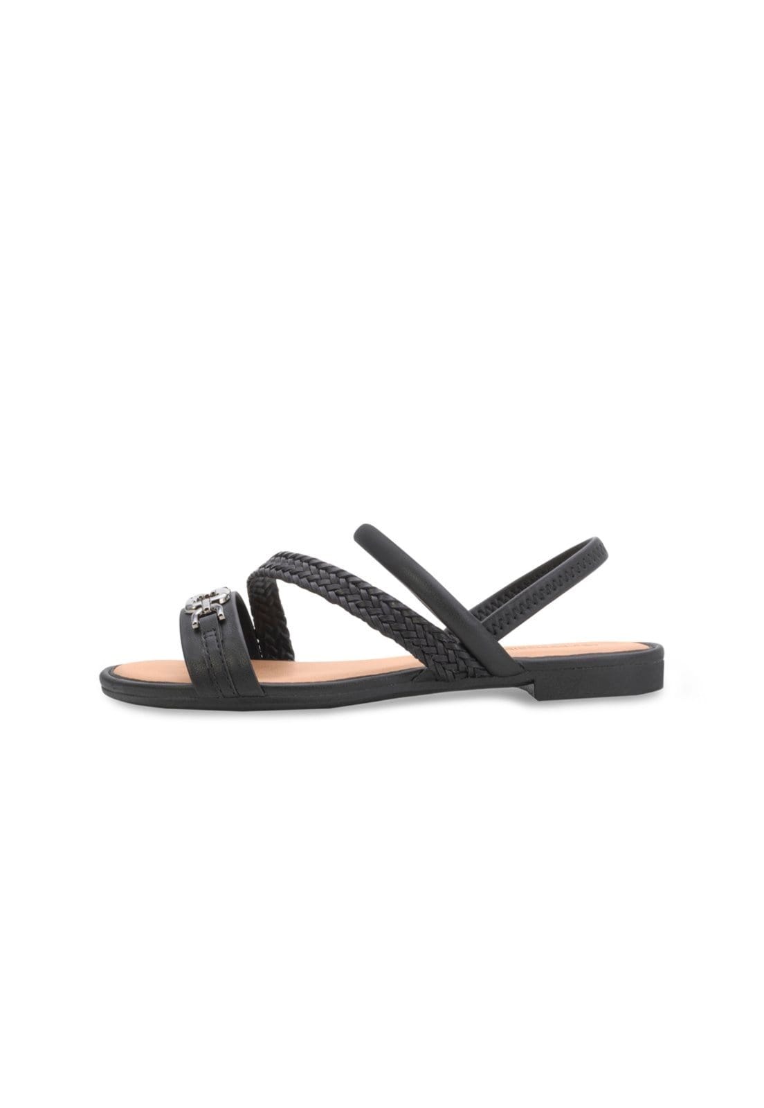 Vista 2 Sandália Rasteira Mississipi MB24-MB393 Caramelo MISSISSIPI preto