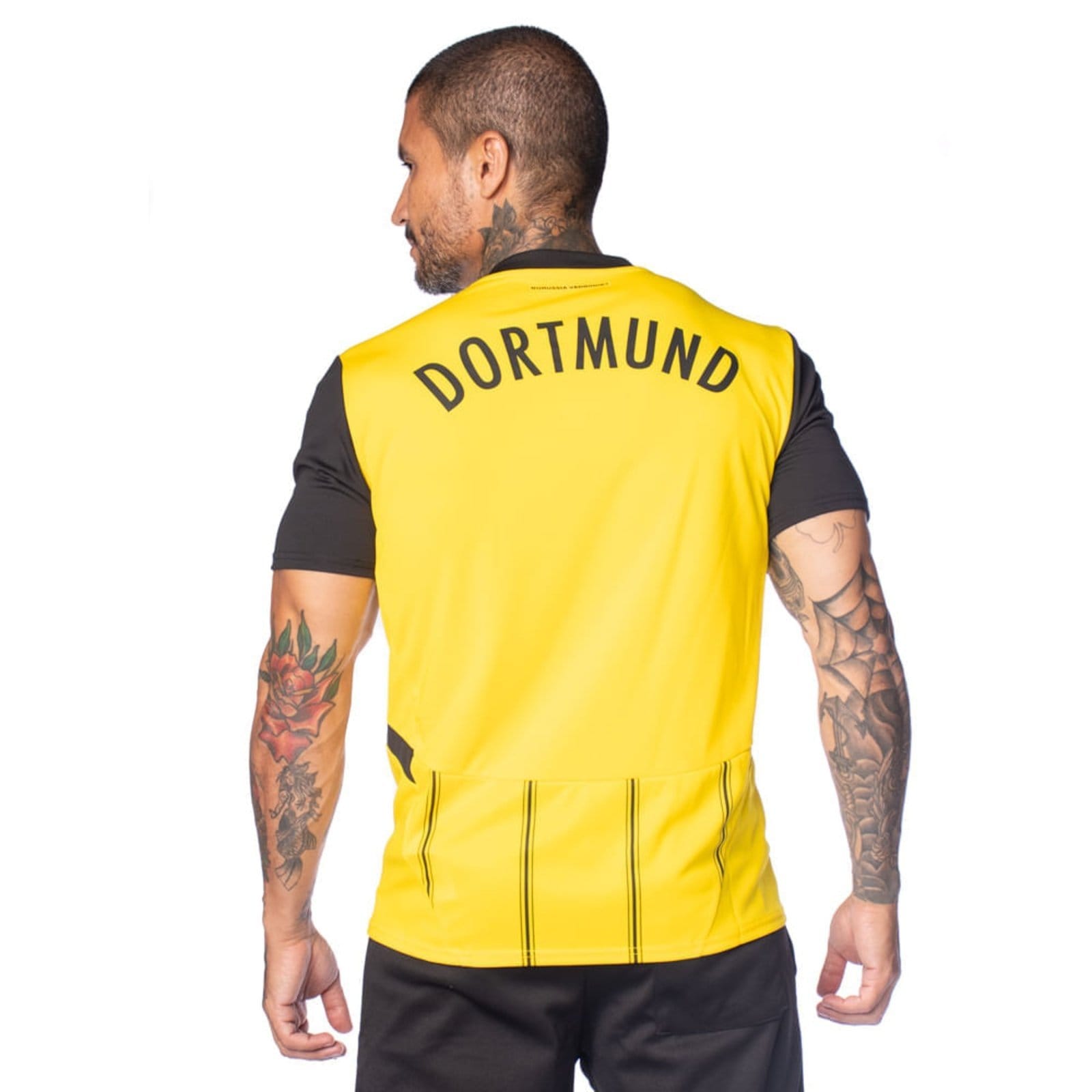 Vista 2 Camisa Masculino Puma Borussia Dortmund 24/25 Preto Puma amarelo