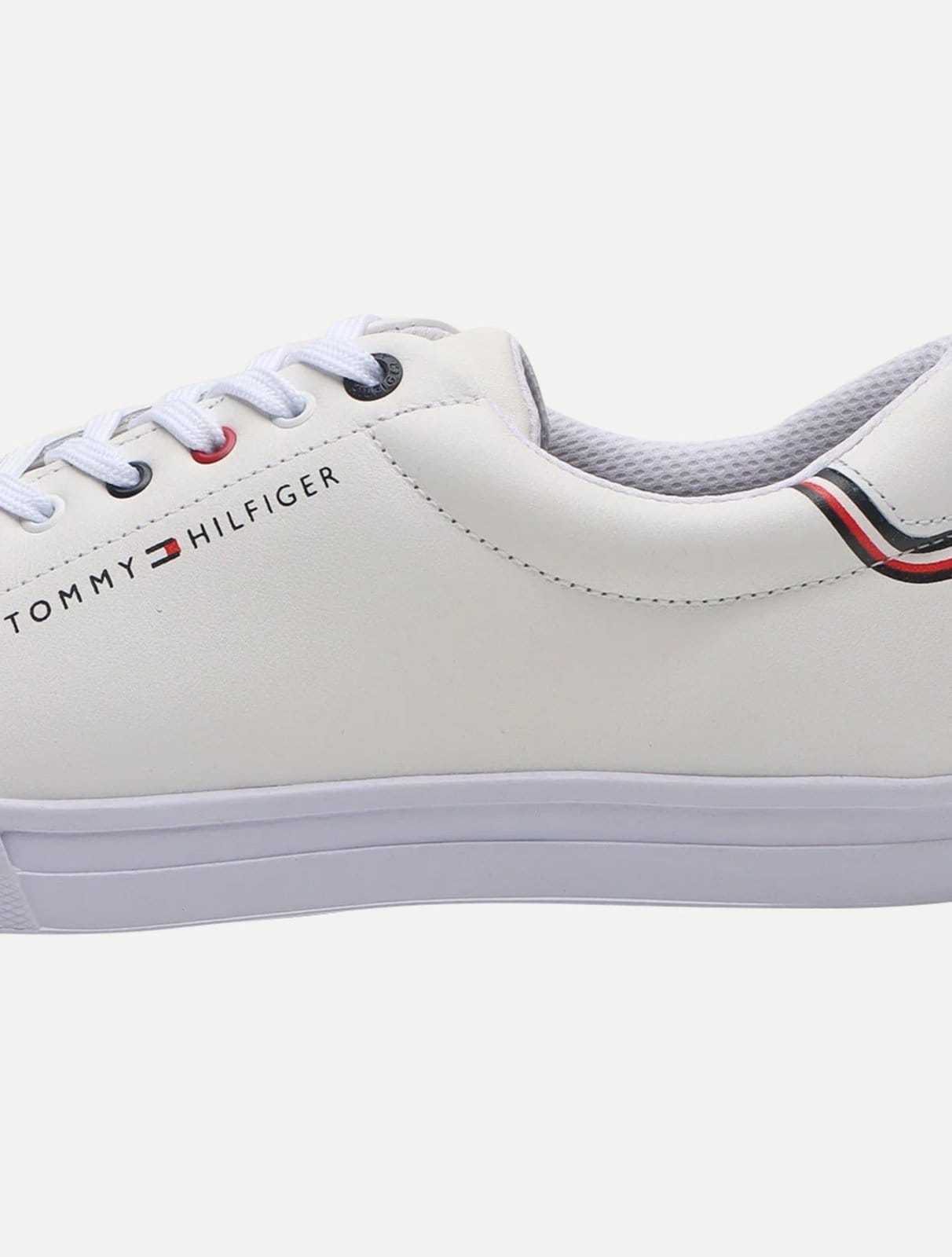 Vista 2 Tênis Tommy Hilfiger Masculino Couro Hockney 9Y Easy Go Tommy Hilfiger branco