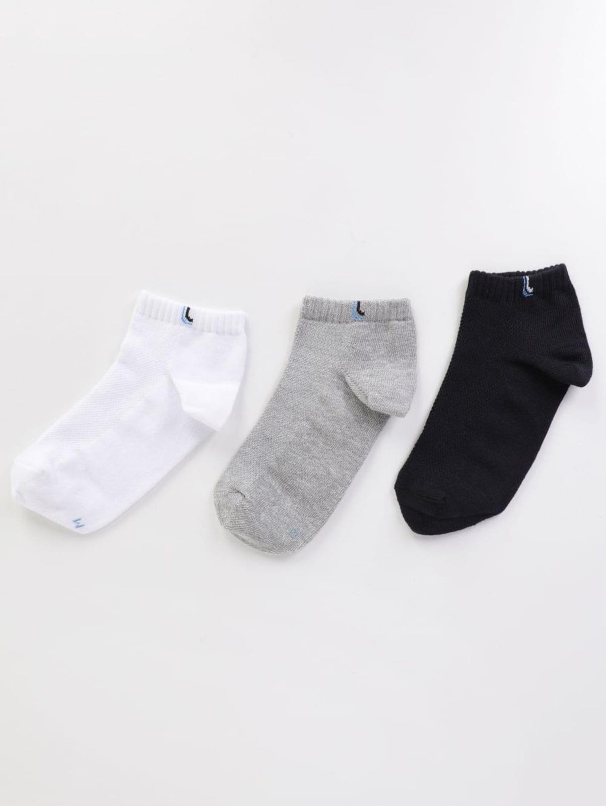 Kit 03 Meias Lupo Masculinas MESCLA BRANCO - 2