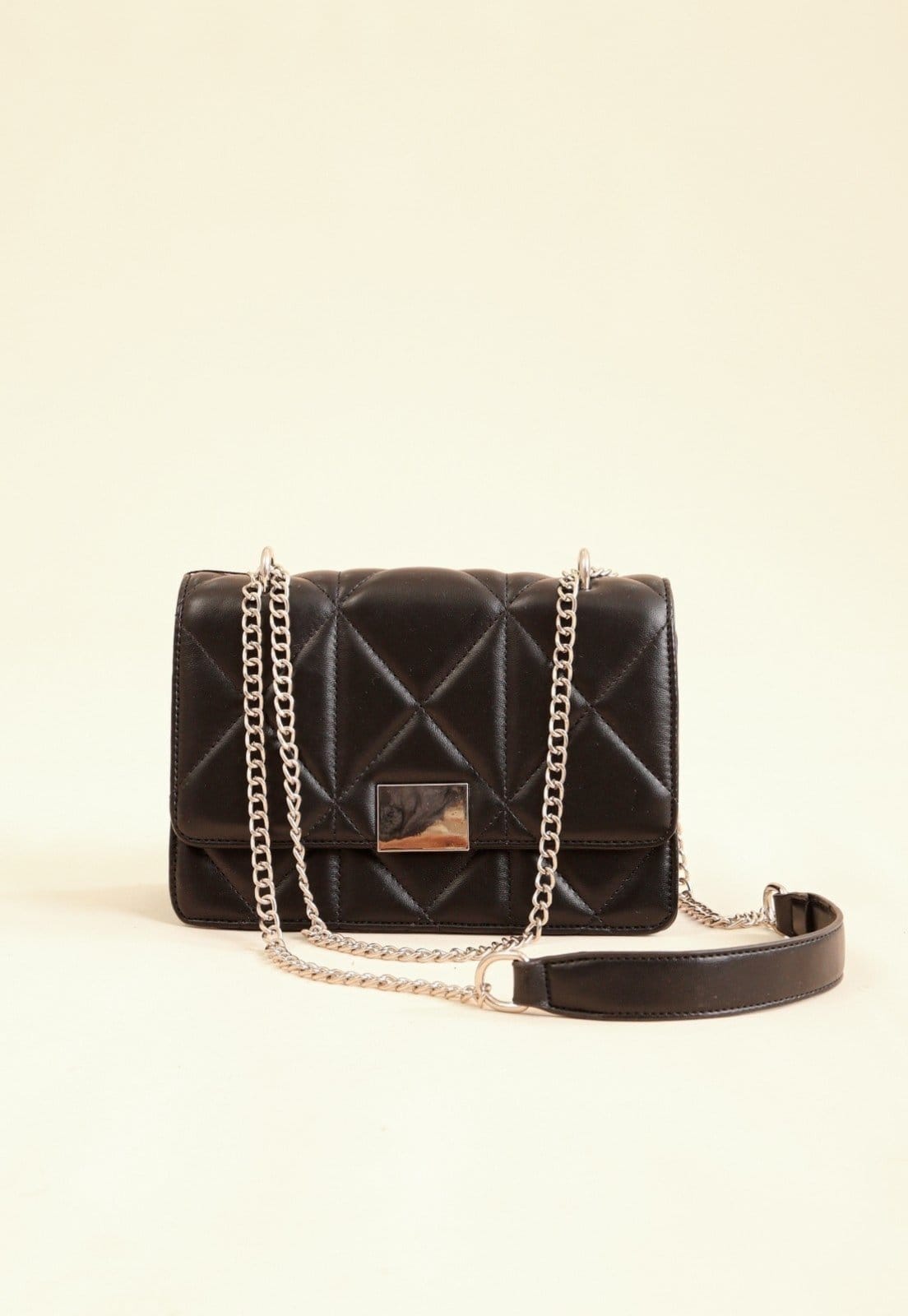 Bolsa Crossbody Pop Me Matelassê Alça Corrente