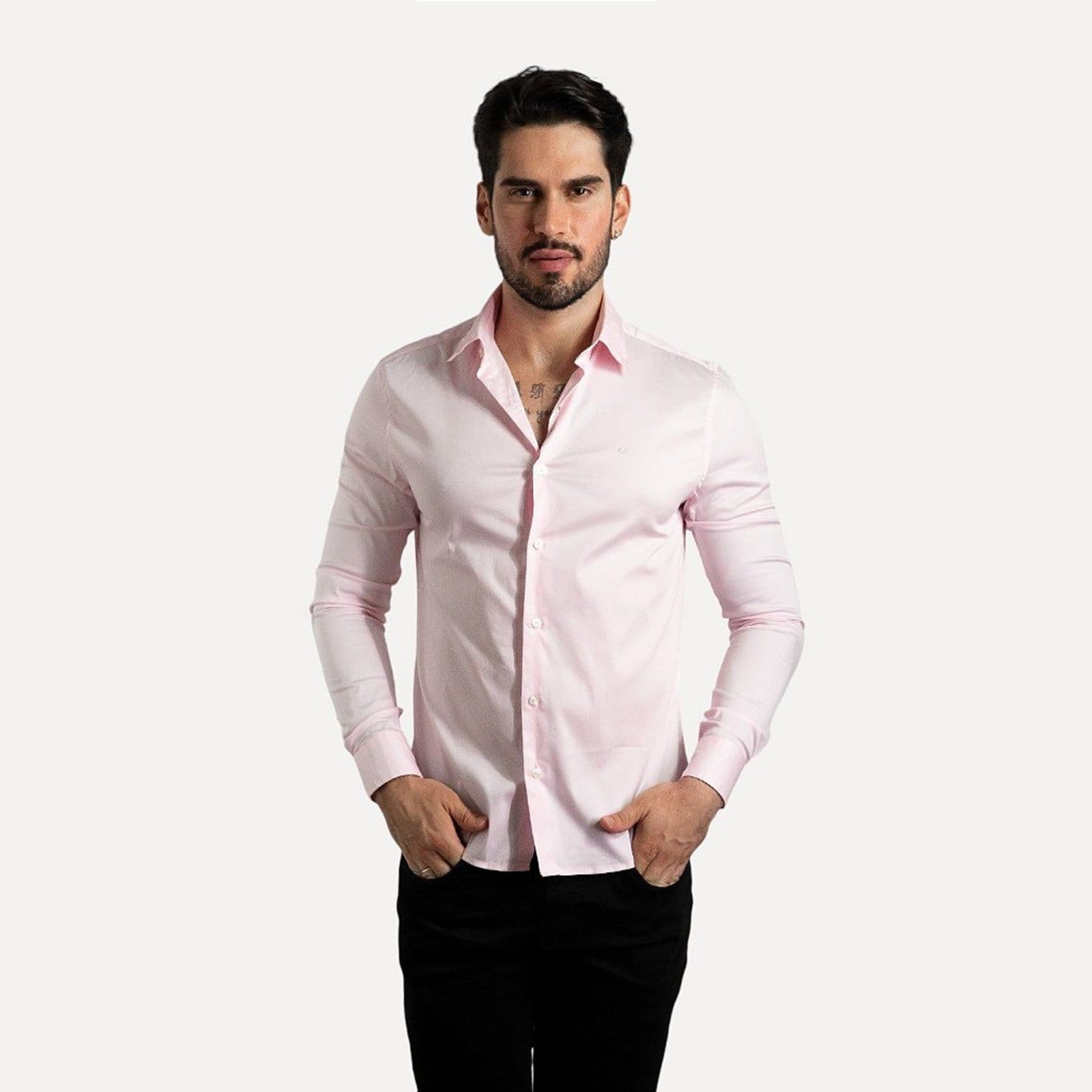 Camisa Calvin Klein Essencial Slim Fit Básica
