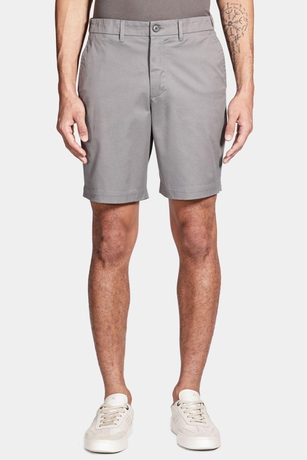 Bermuda Aramis Chino Premium Touch Moovex Cinza Grafite