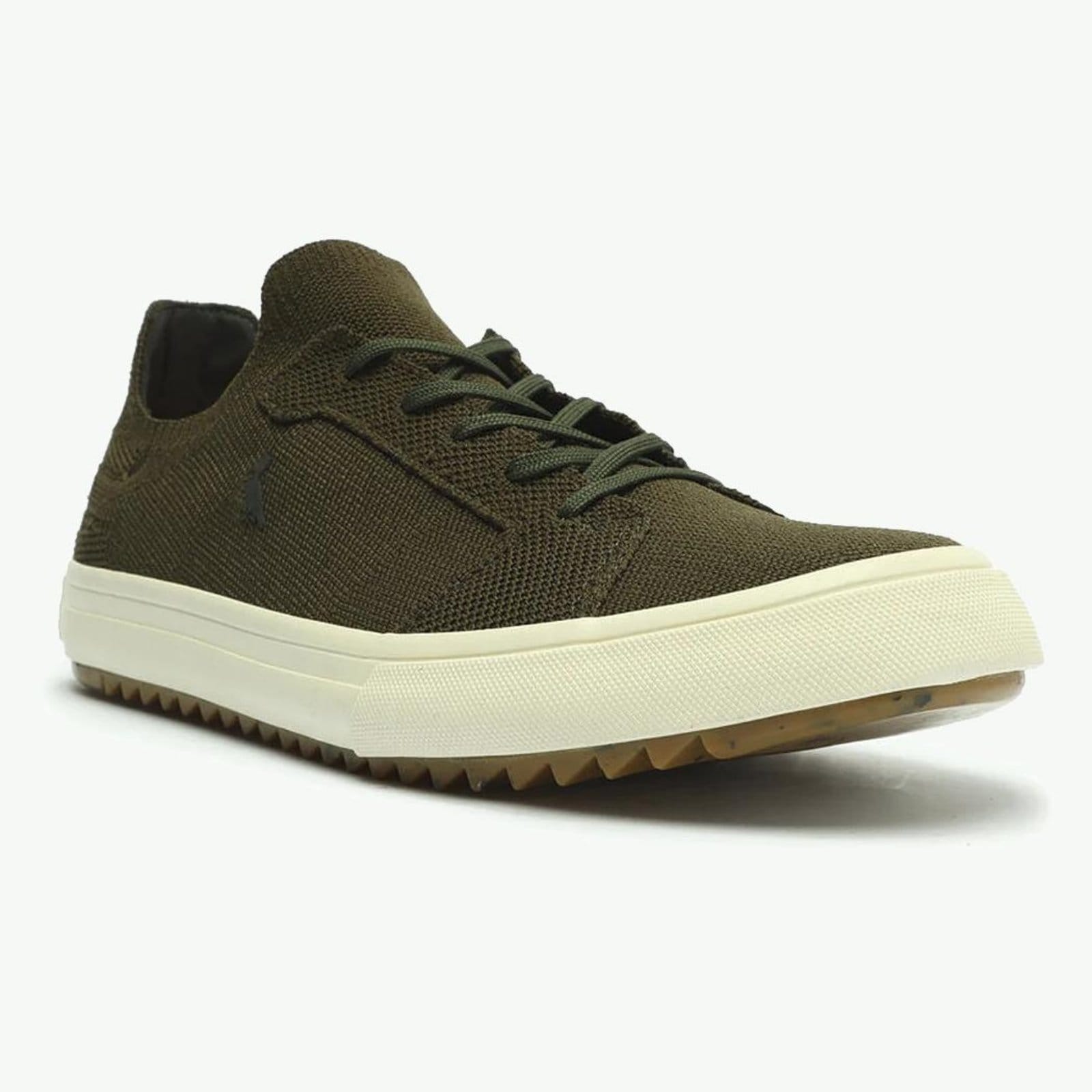 Vista 2 Tenis Masculino Reserva Neo Knit Verde Oliva RESERVA GO marrom verde