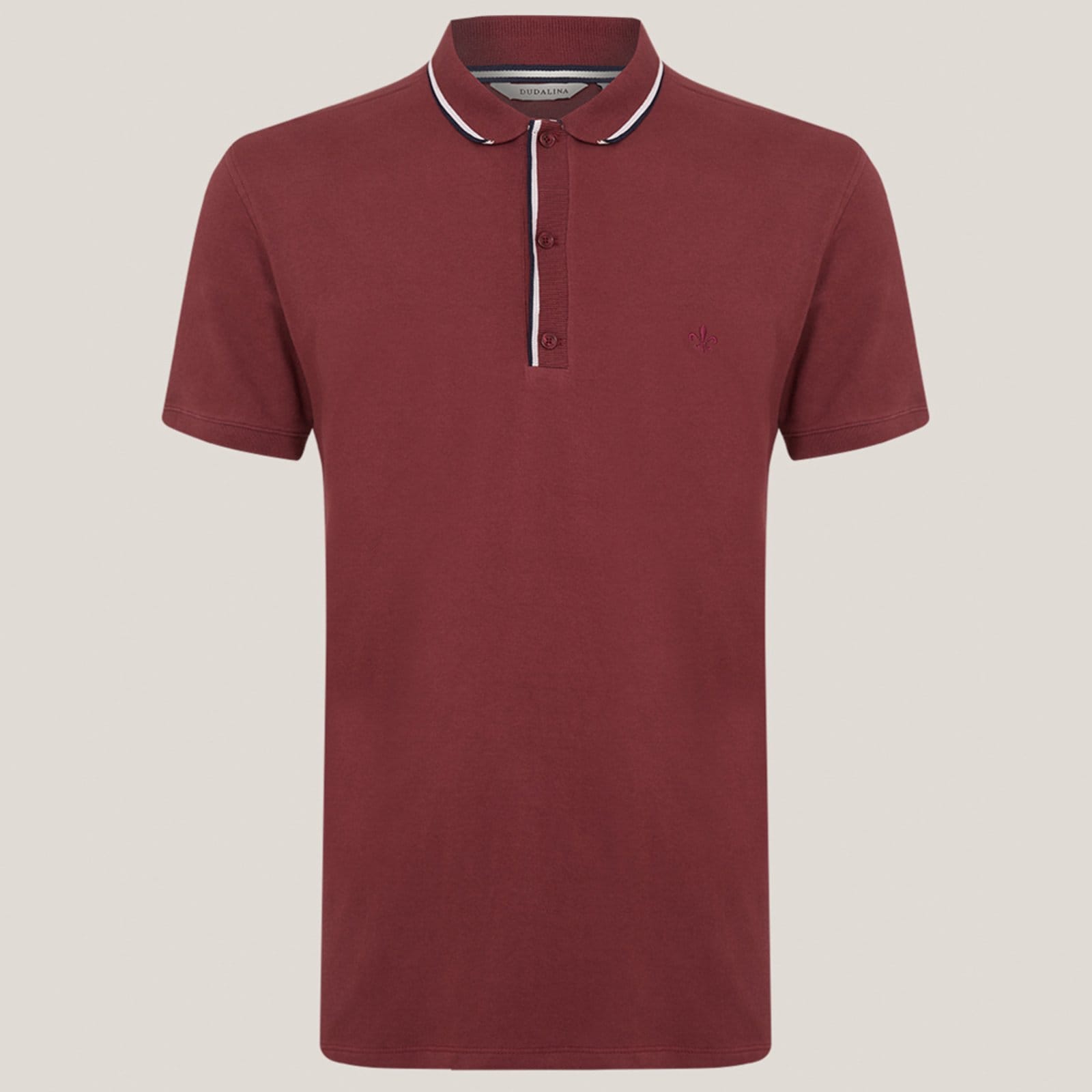 Camisa Polo Dudalina Stretch Retilinea Ou25 Masculino