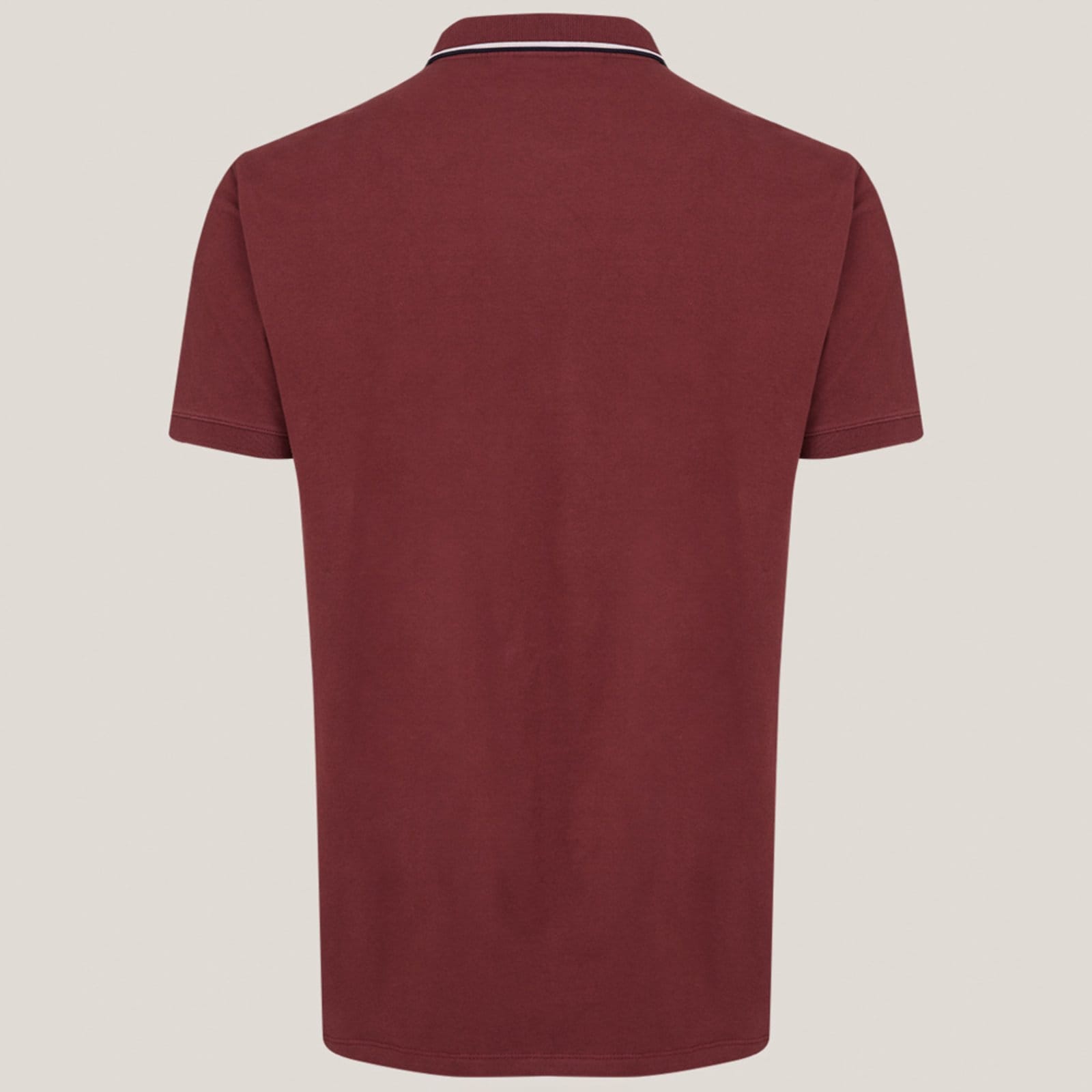 Vista 2 Camisa Polo Dudalina Stretch Retilinea Ou25 Masculino Dudalina bordô