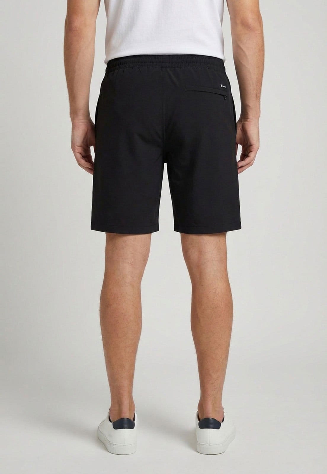 Vista 2 Shorts Masculino Aleatory Cós Ajustável Aleatory preto