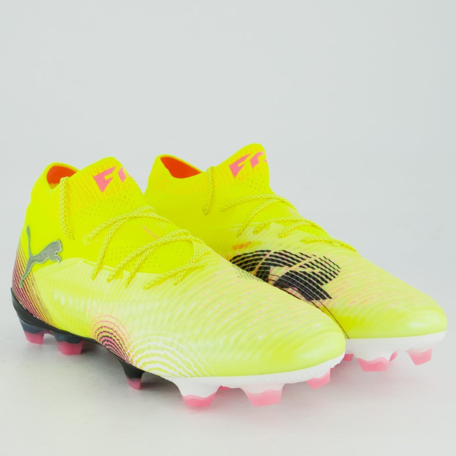 Vista 2 Chuteira Puma Future 8 Ultimate FG Campo Amarela Puma amarelo