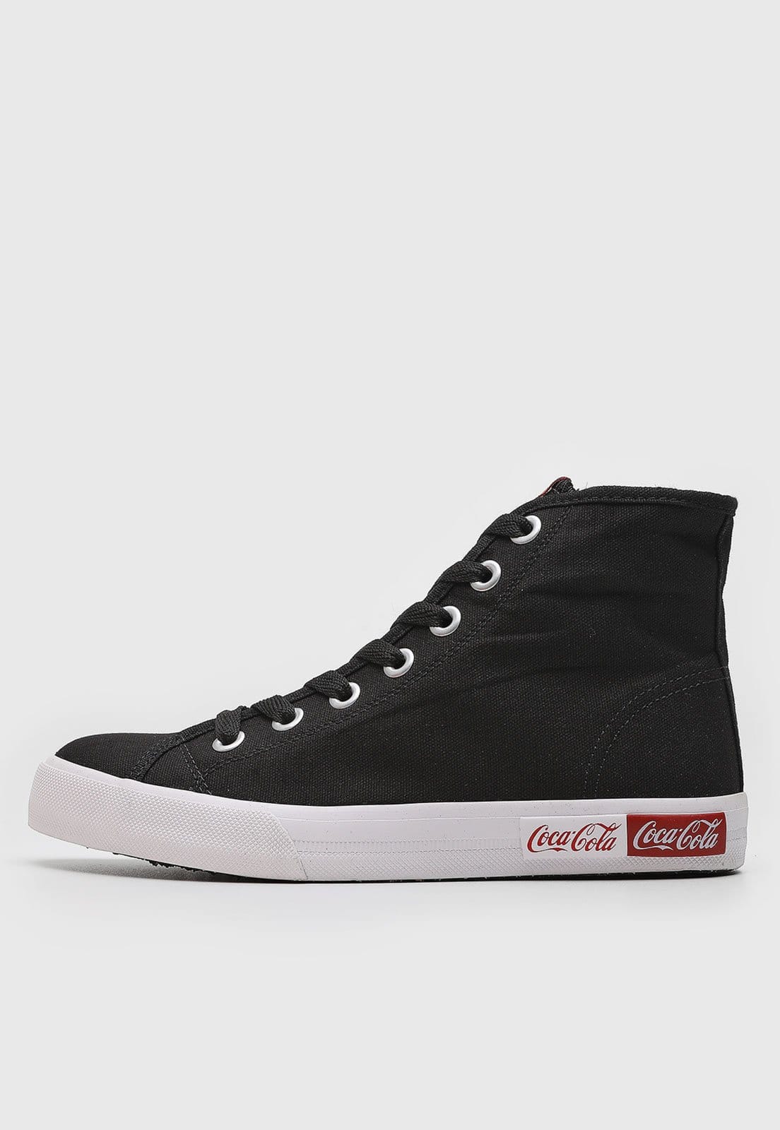 Tênis Feminino Coca-Cola Cano Alto