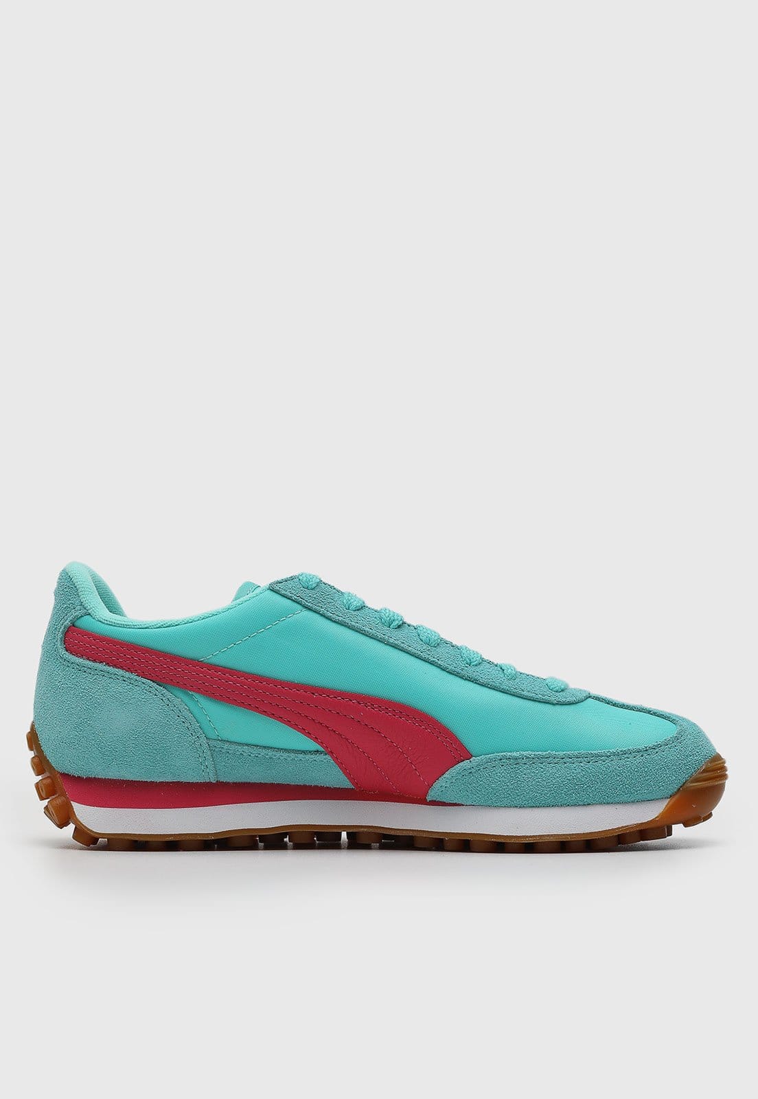 Vista 2 Tênis Feminino Puma Easy Rider Vintage e Pink Puma verde
