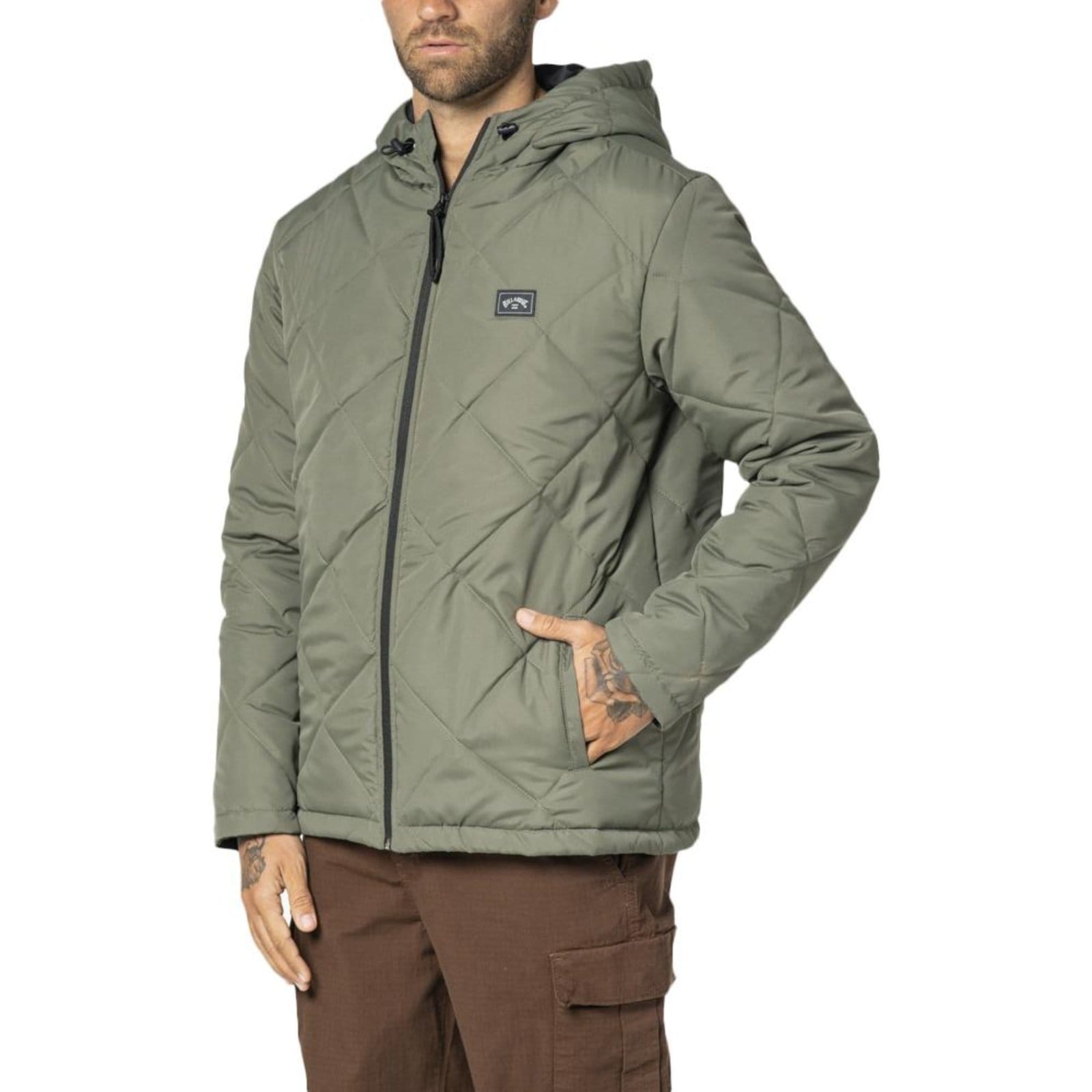 Vista 2 Jaqueta Billabong Puffer WT23 Masculina Militar Billabong verde