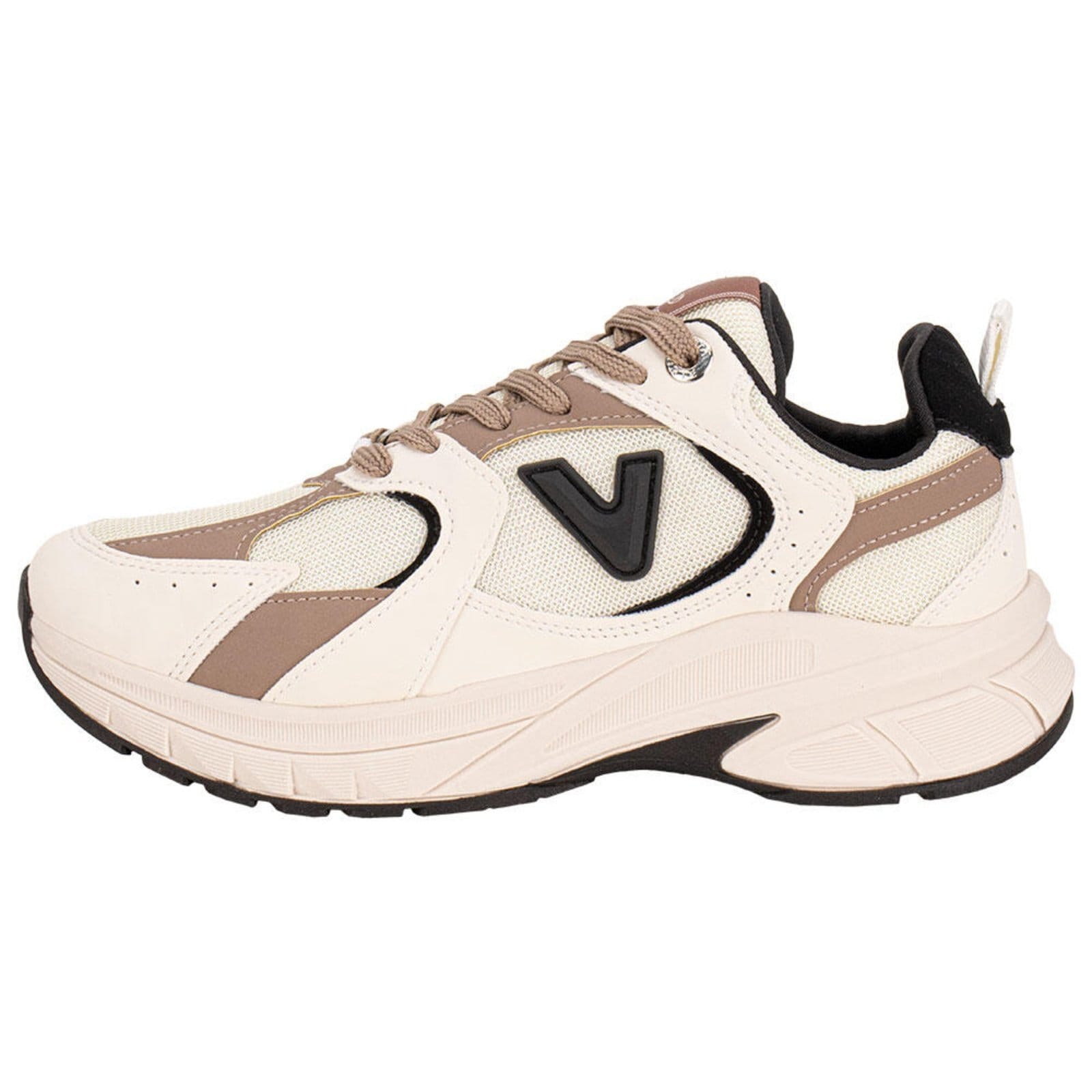 Vista 2 Tênis Feminino Chunky Via Marte 240008 A5832408 VIA MARTE bege