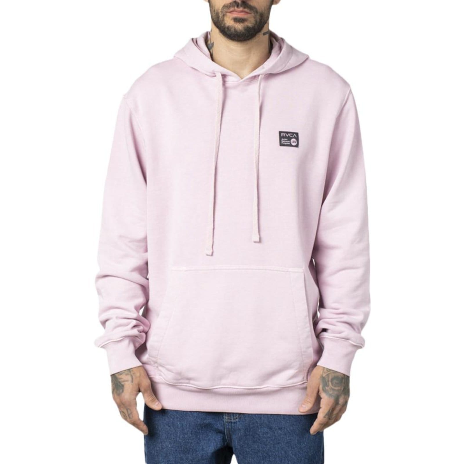 Moletom RVCA Canguru Anp Label WT23 Masculino Escuro