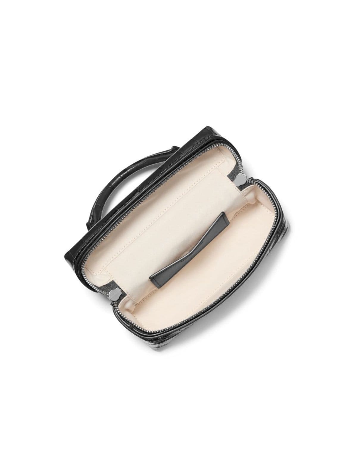 Vista 2 Bolsa Transversal Jana Em Couro 32F5SQ1C0E001 Michael Kors preto