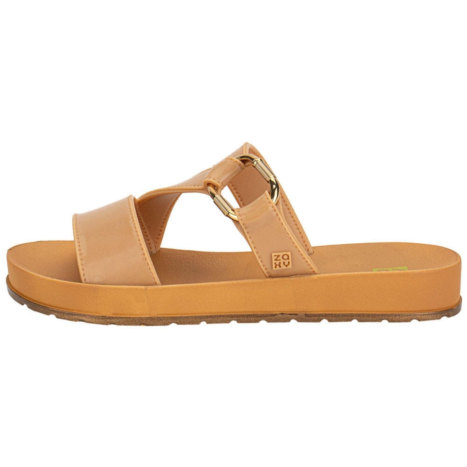 Vista 2 Chinelo Feminino Slide Tour Mix Zaxy 19163 3299163 Zaxy caramelo