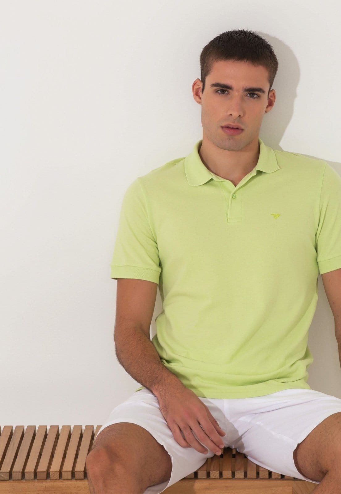 Polo Traymon Piquet Slim Com Elastano Maça