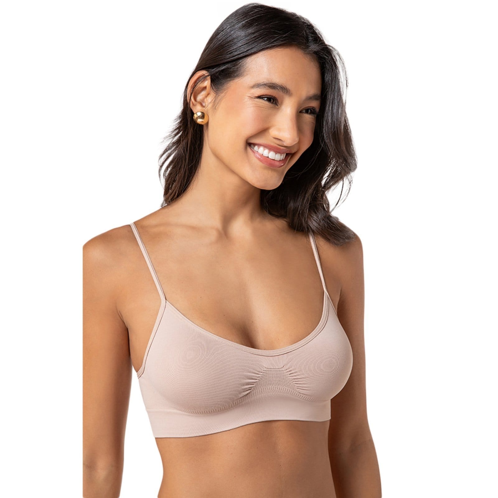 Sutiã Loba Básico Sem Costura 41100 Natural Peach