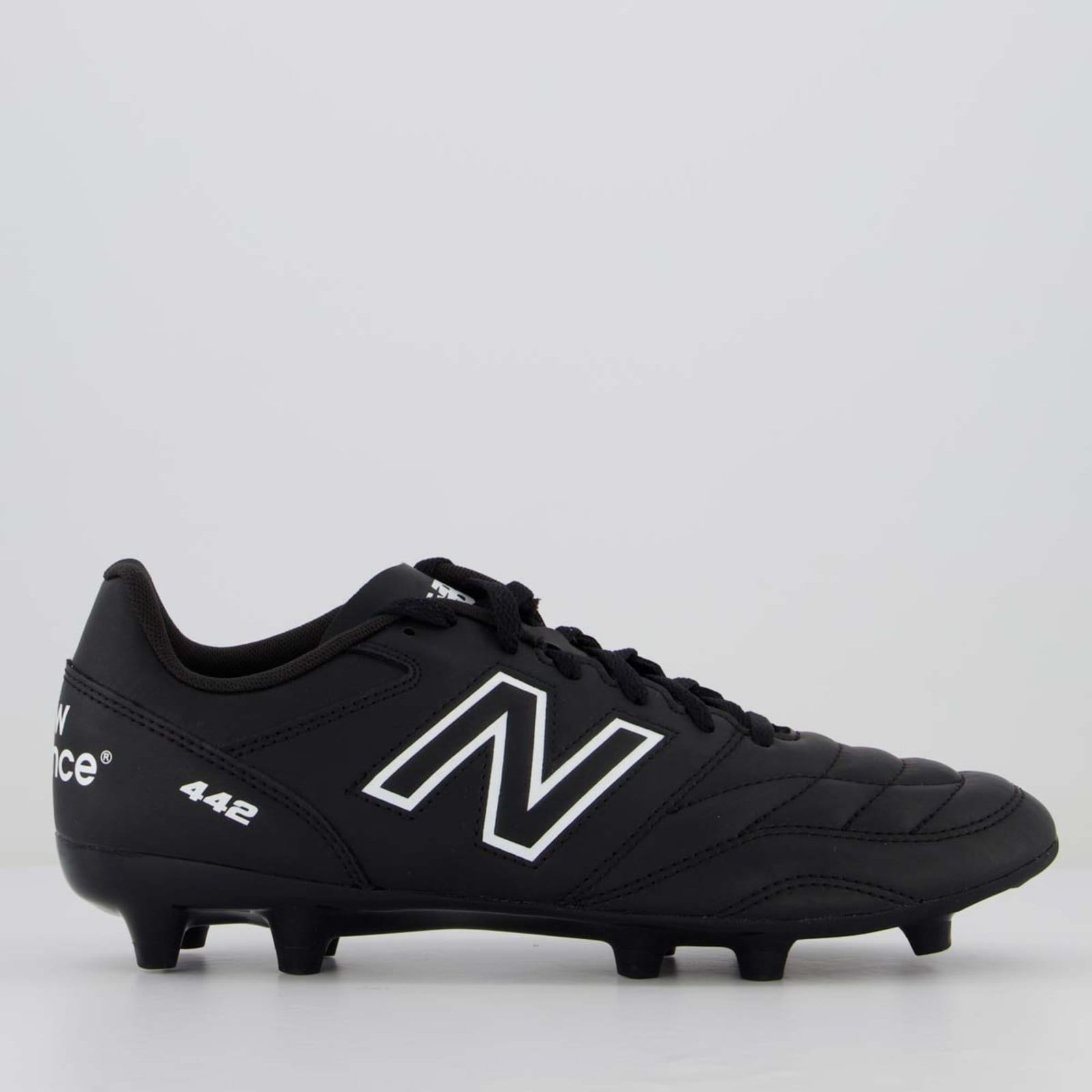 Chuteira New Balance 442 V2 Academy FG Campo Preta