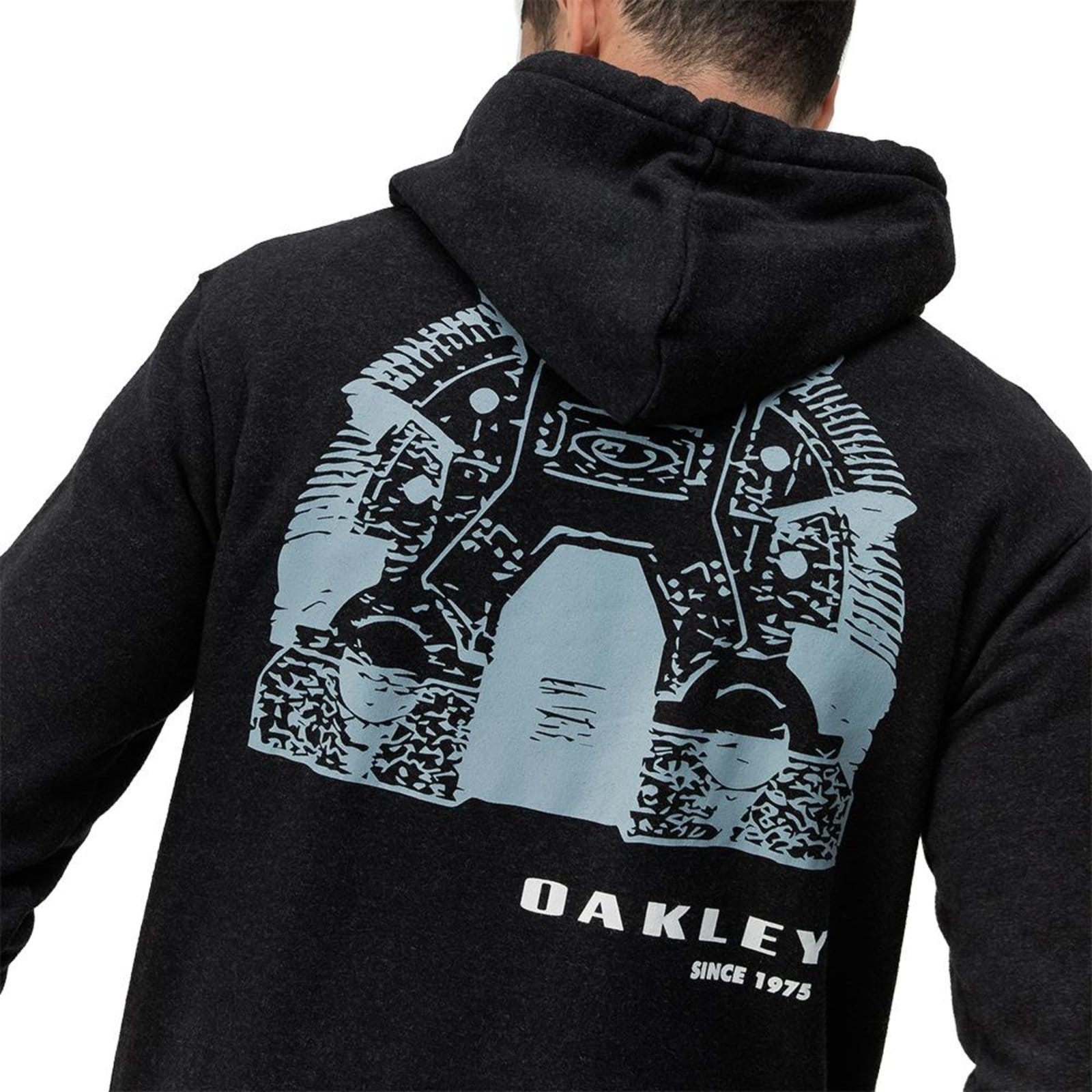 Vista 2 Moletom Oakley Canguru Bunker WT24 Masculino Blackout Oakley preto