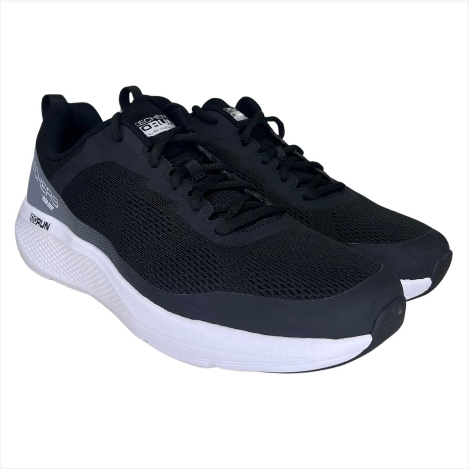 Vista 2 Tênis Skechers Go Run Elevate Masculino Skechers preto