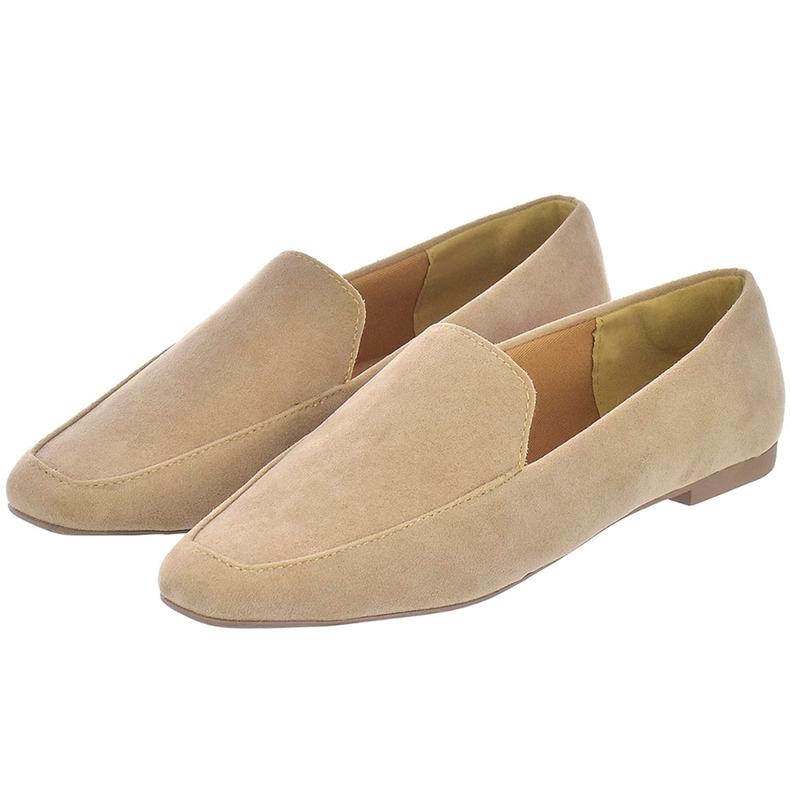 Vista 2 Kit 2 Pares Mocassim Feminino CM Calçados Preto e Camurça Monte Shoes nude/preto nude