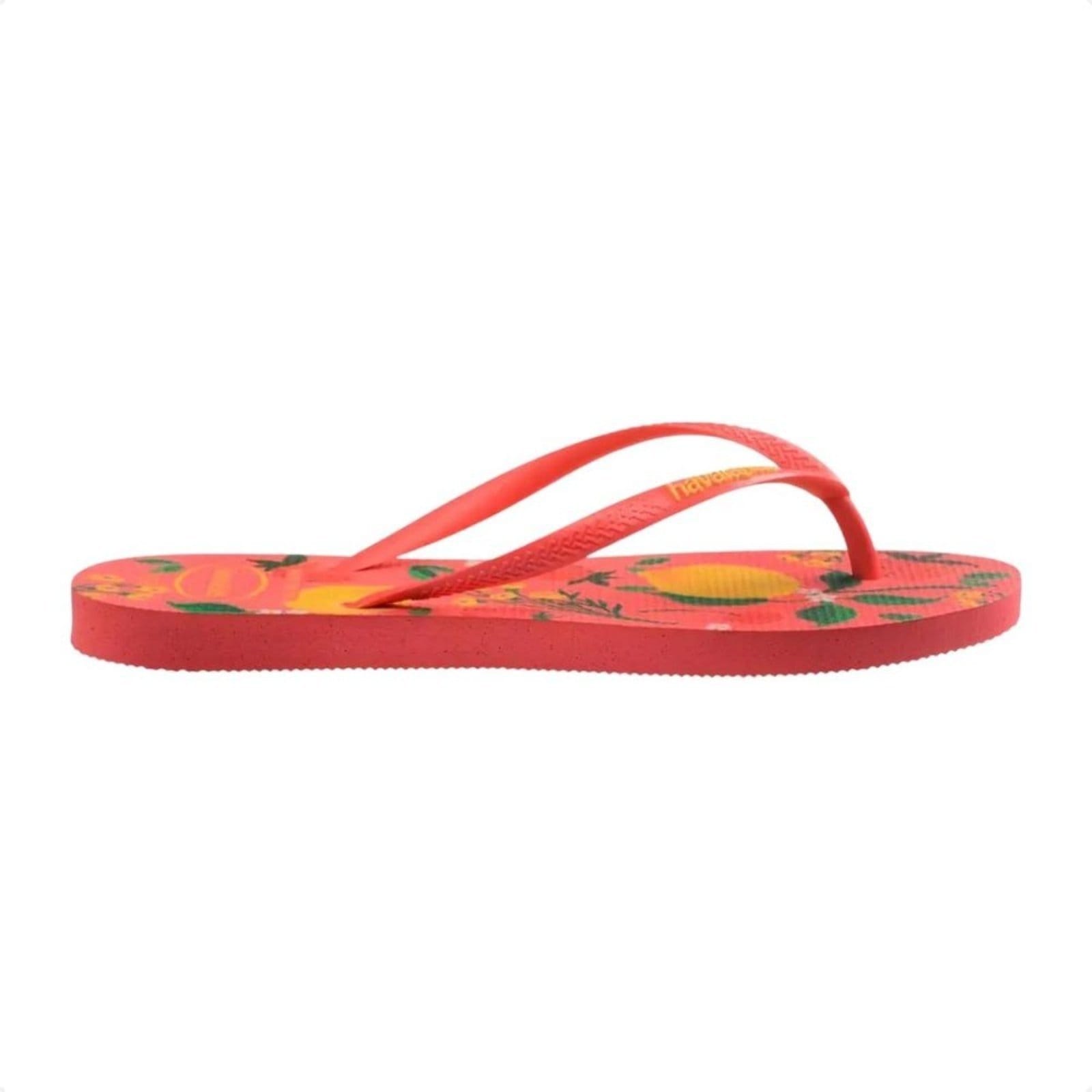 Chinelo Feminino Dedo Havaianas Slim Summer Bliss Coral Tropical