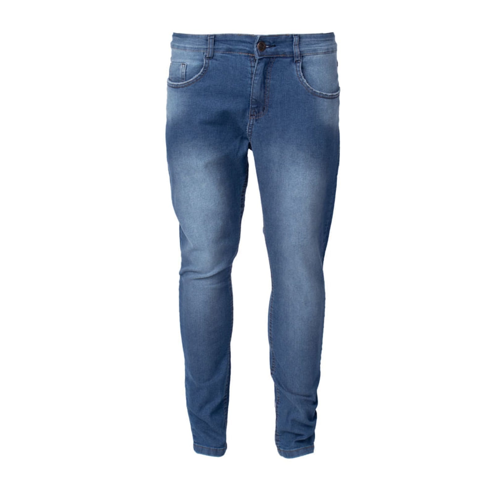 Vista principal Calça Jeans Masculina Ice Jeans Reta Tradicional Ice azul