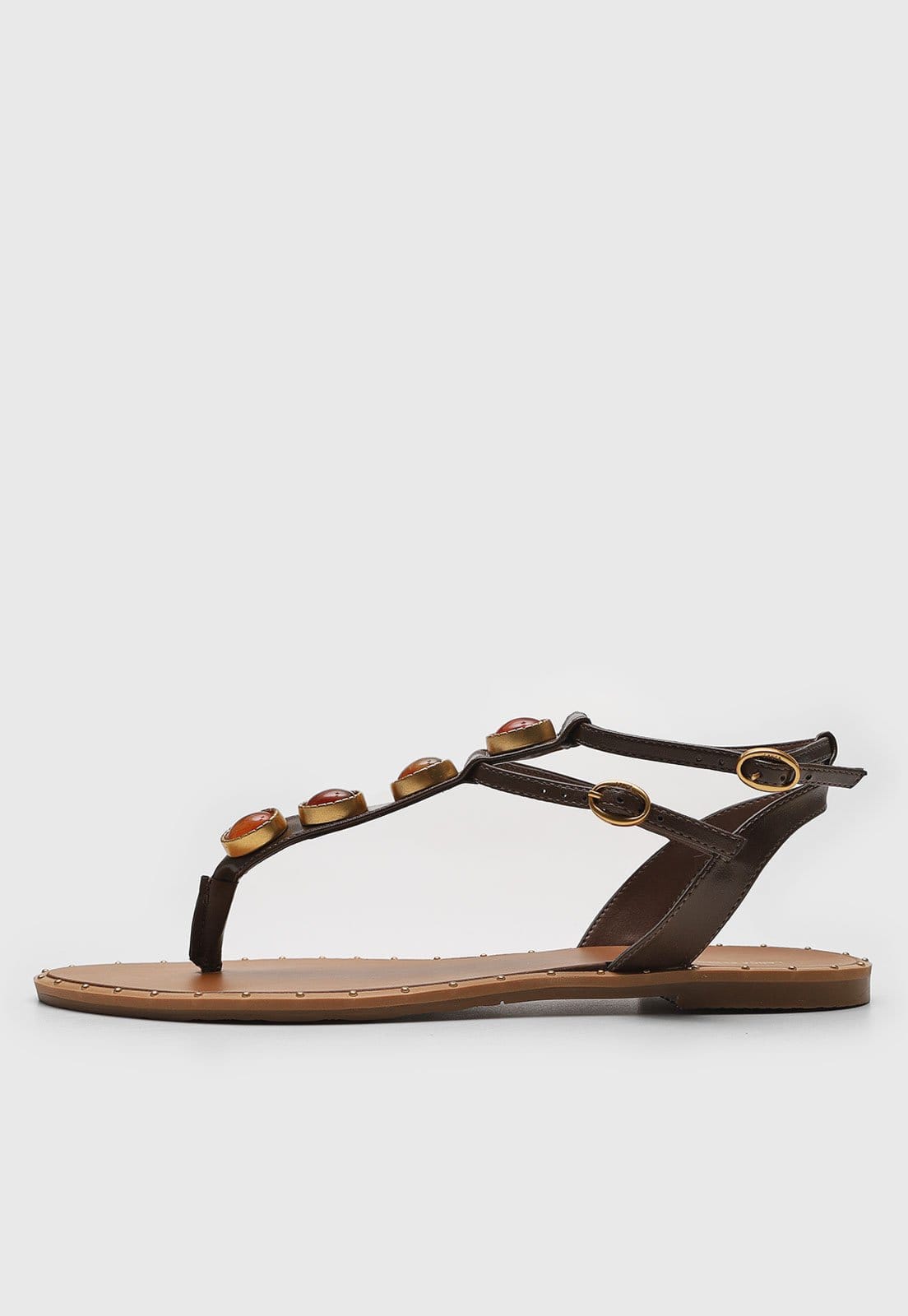 Rasteira Lança Perfume Pedraria