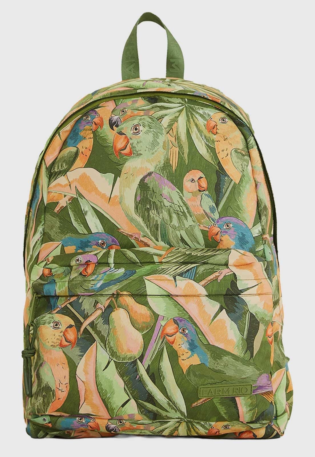 Mochila Feminina FARM Xodó Floresta de Pas Estampa