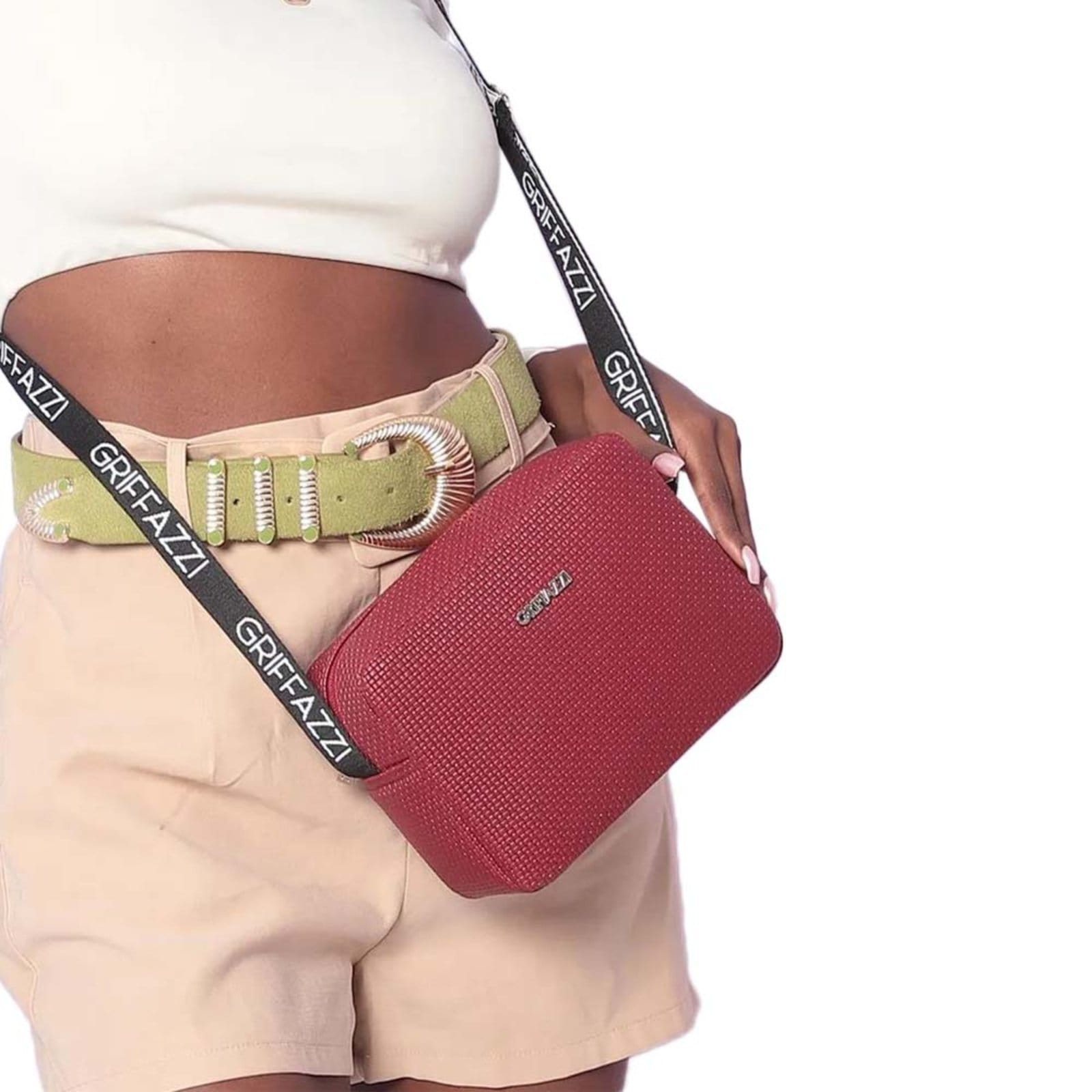 Vista 2 Bolsa Griffazzi Bordô Griffazzi multicolorido