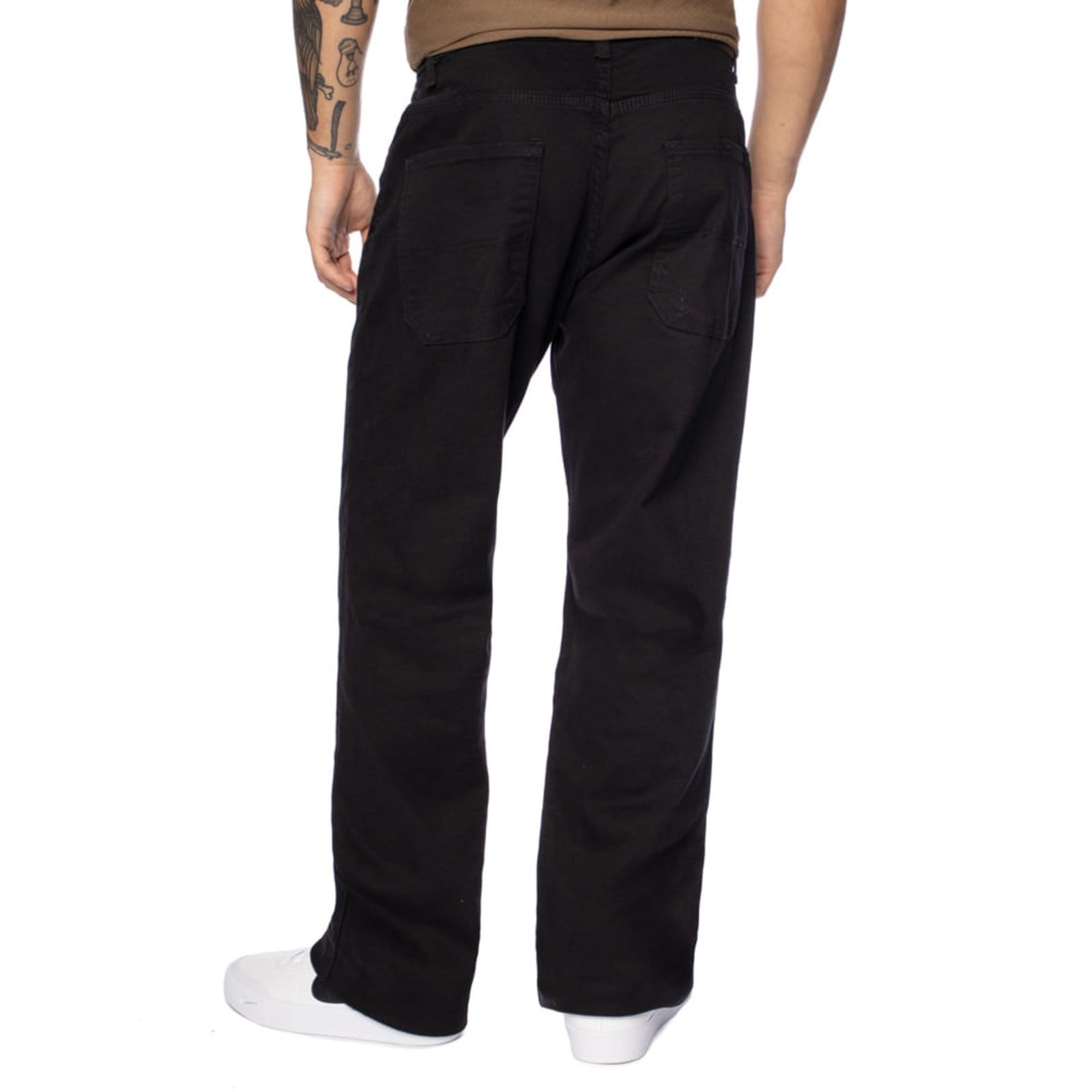 Vista 2 Calça Sarja Masculina Gangster Reta Relaxed Gangster preto