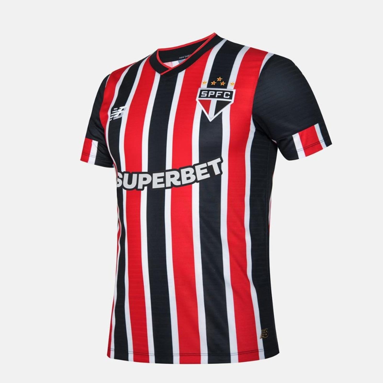 Vista 2 Camisa Away Spfc 2024 Torcedor C/P Masculina New Balance incolor